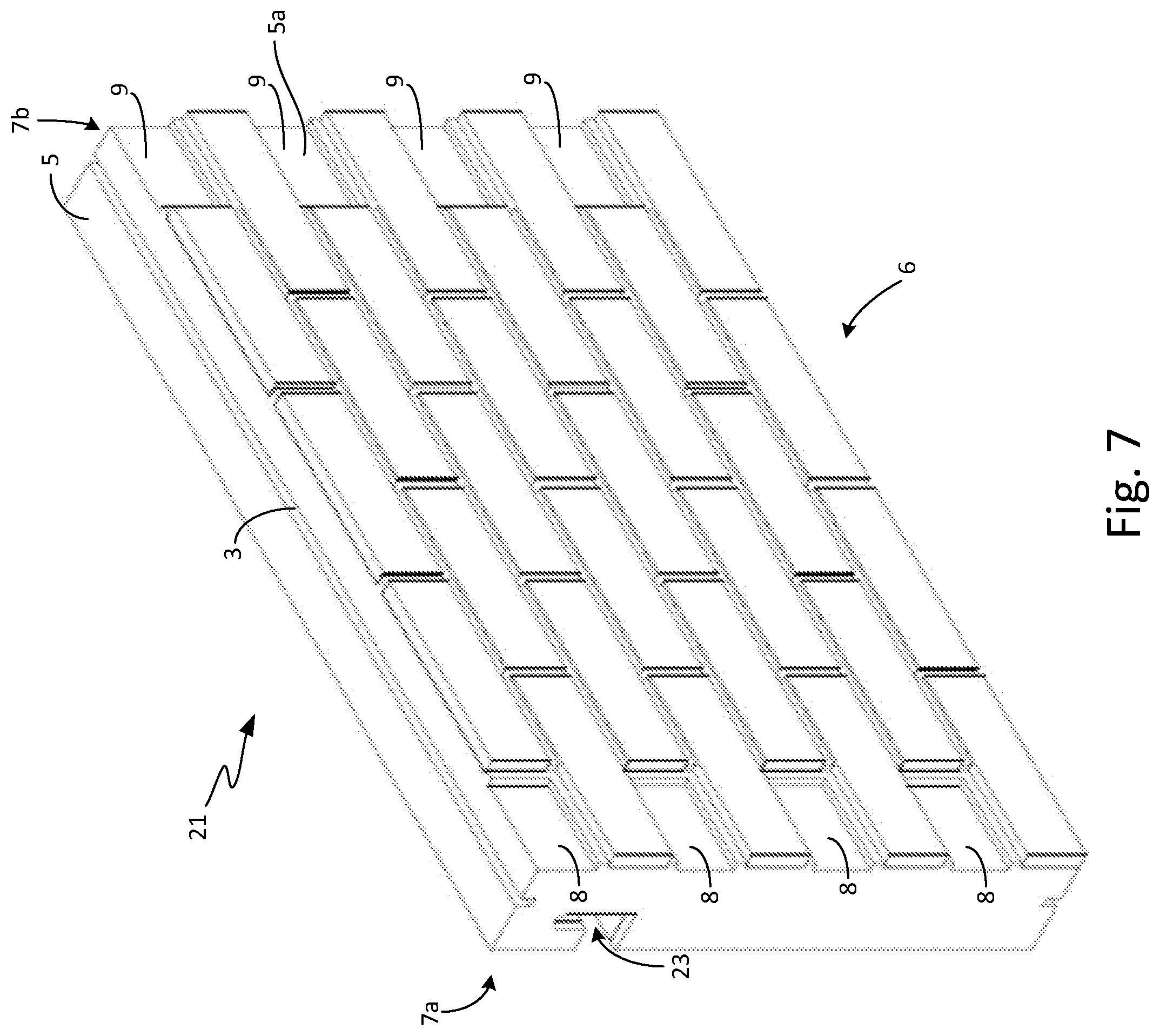 Patent US12104377 Figure 7 – Insulated modular brick system and methods