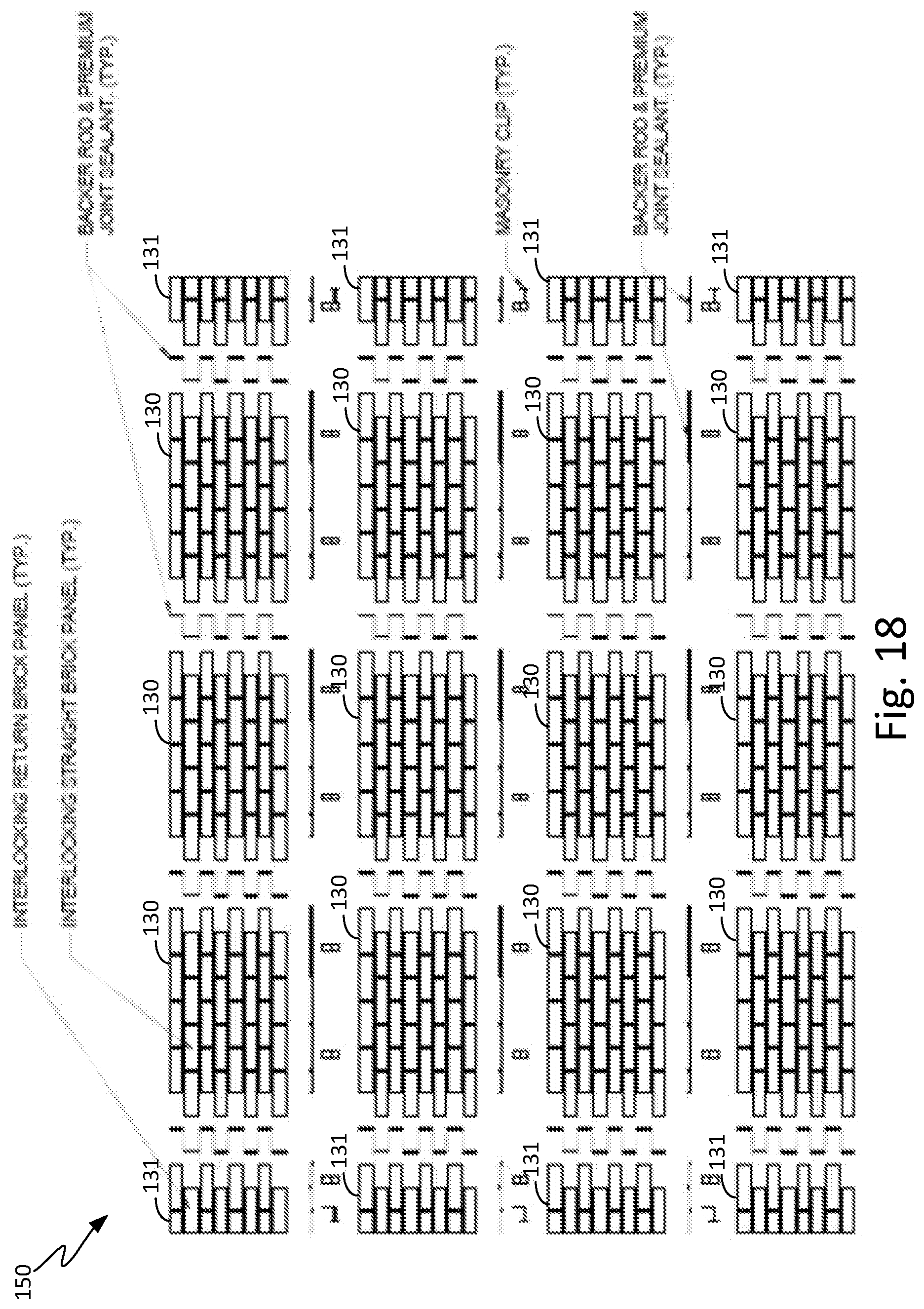 Patent US12104377 Figure 17 – Insulated modular brick system and methods
