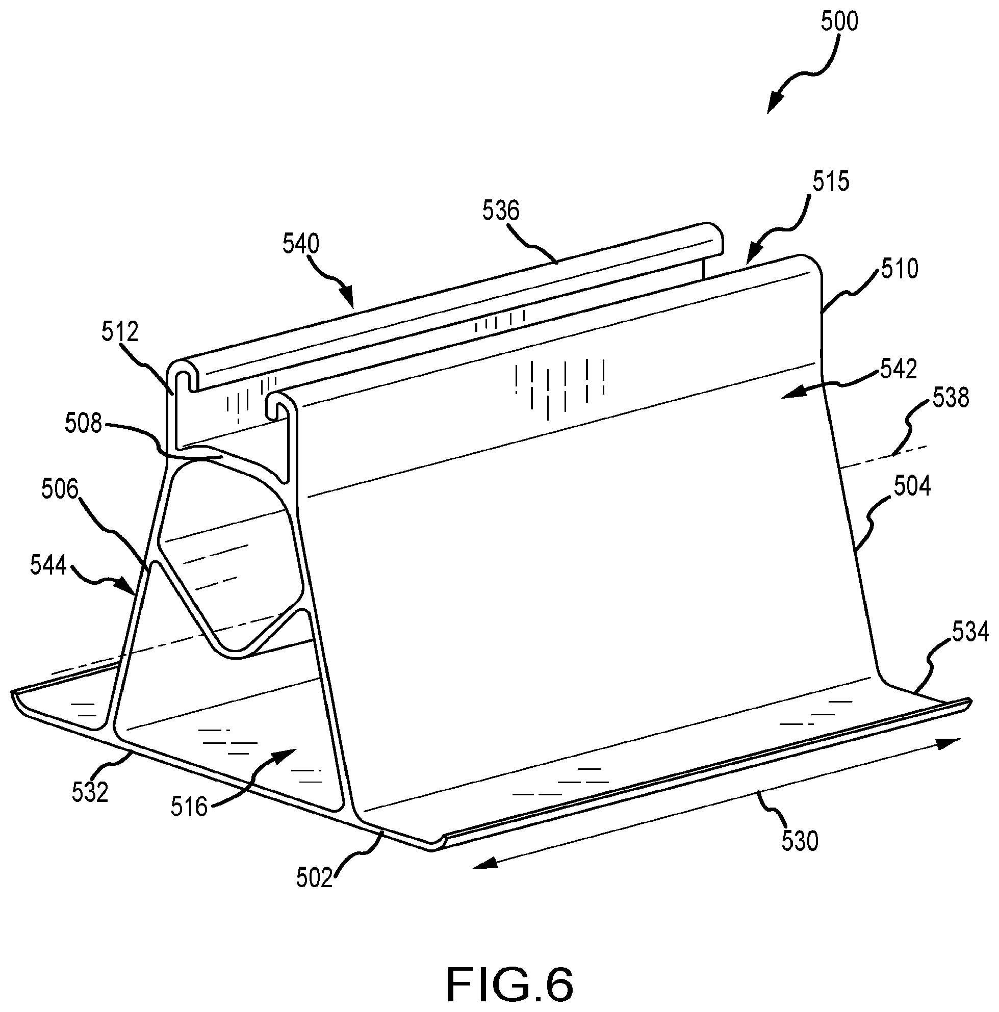 Patent US12104381 Figure 6 – Rooftop equipment support and method of manufacture