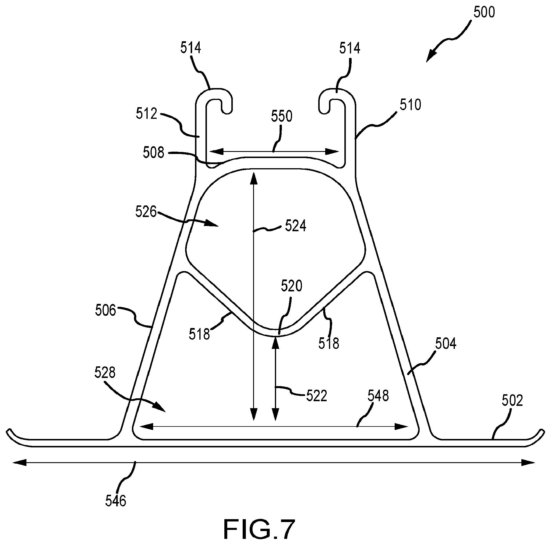 Patent US12104381 Figure 7 – Rooftop equipment support and method of manufacture