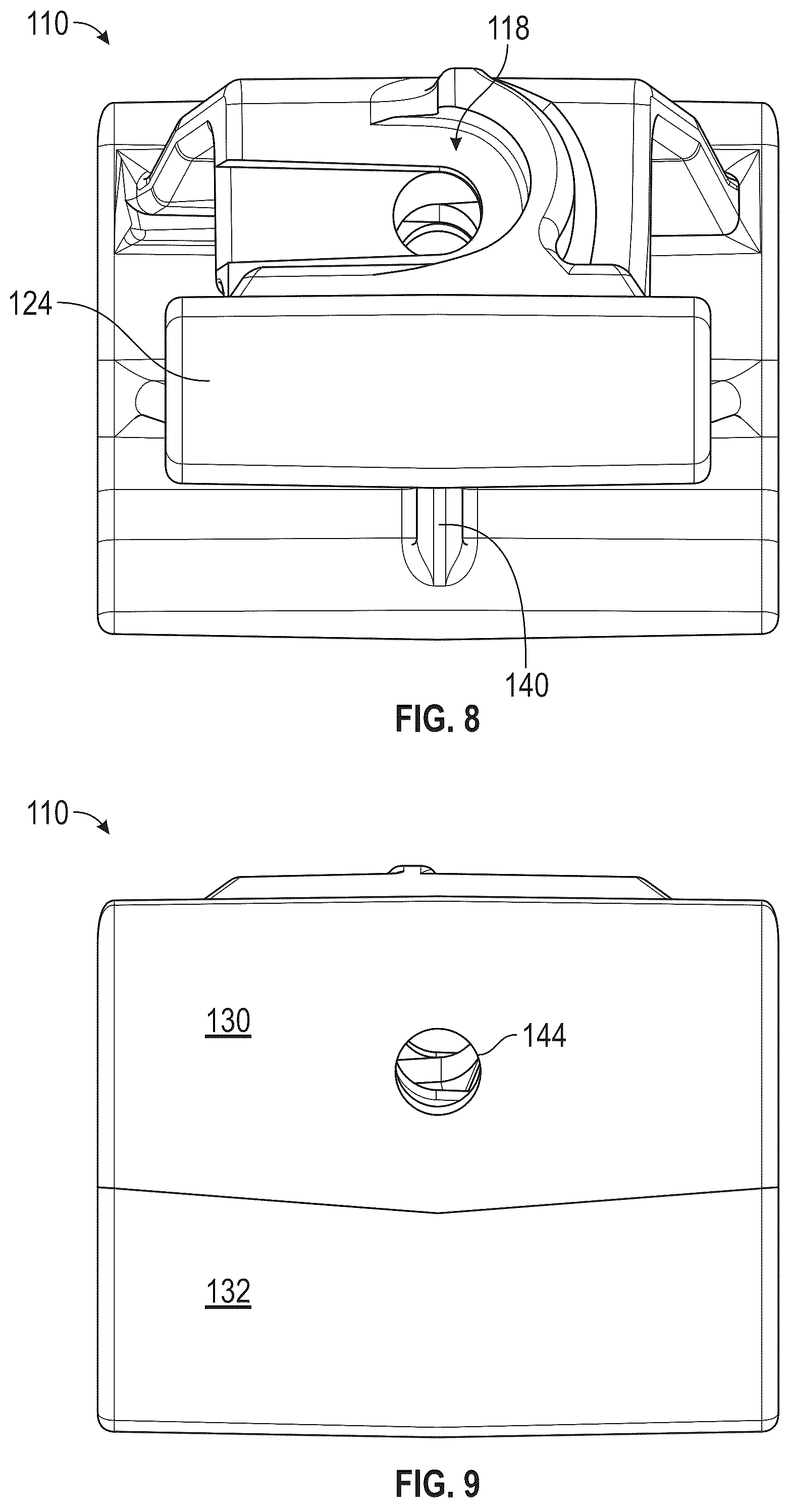 Patent US12104383 Figure 5 – Fastening support for half round gutters