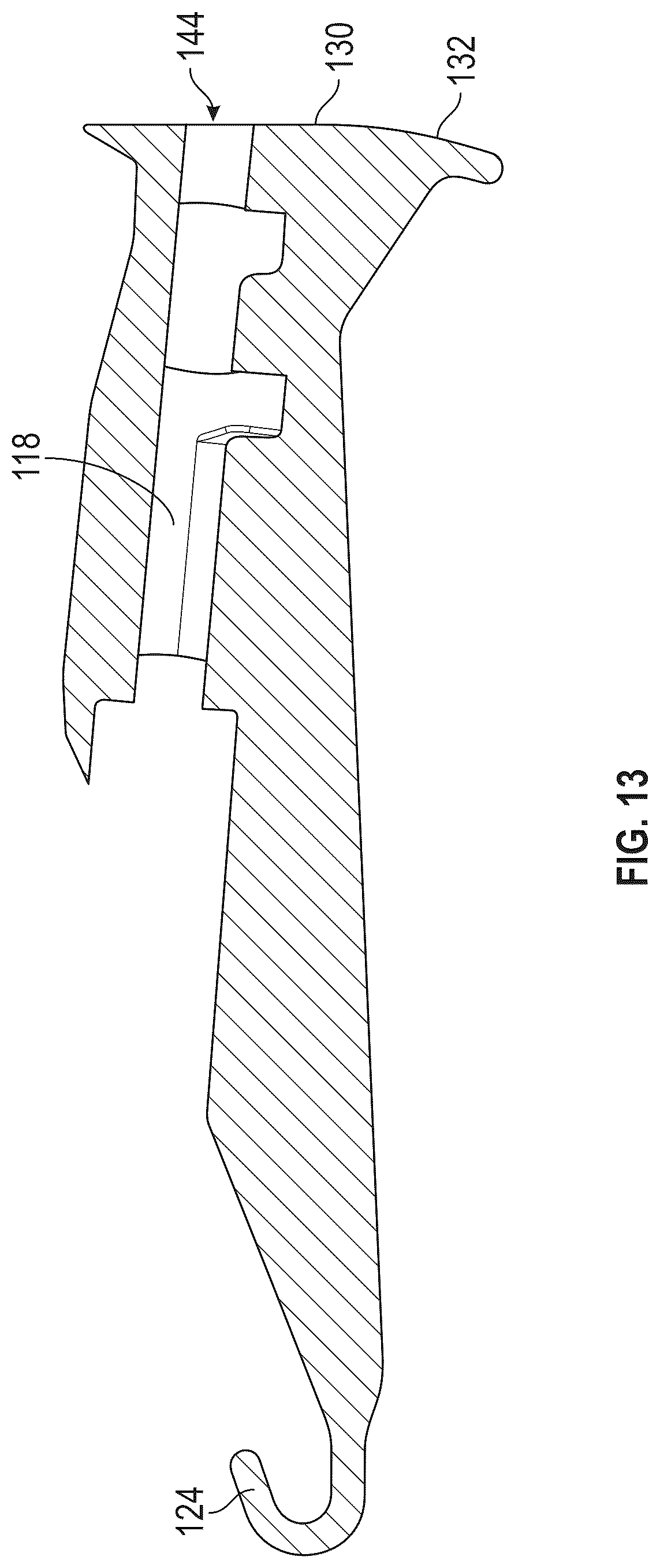 Patent US12104383 Figure 8 – Fastening support for half round gutters