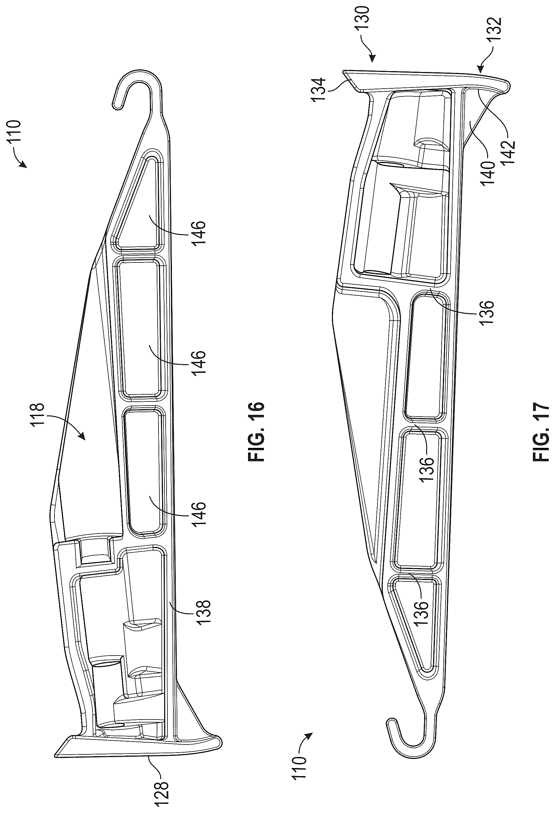 Patent US12104383 Figure 10 – Fastening support for half round gutters
