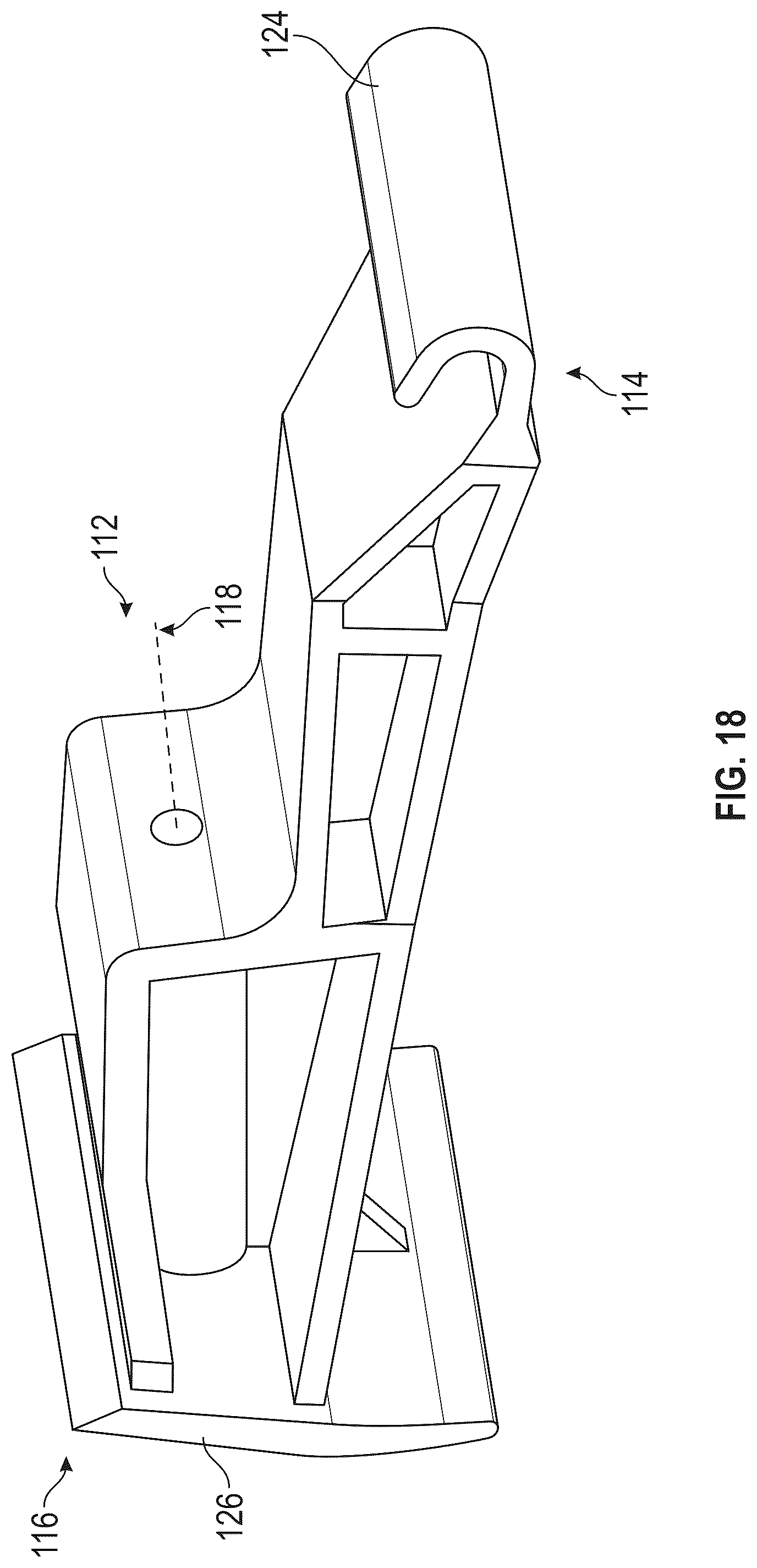 Patent US12104383 Figure 11 – Fastening support for half round gutters