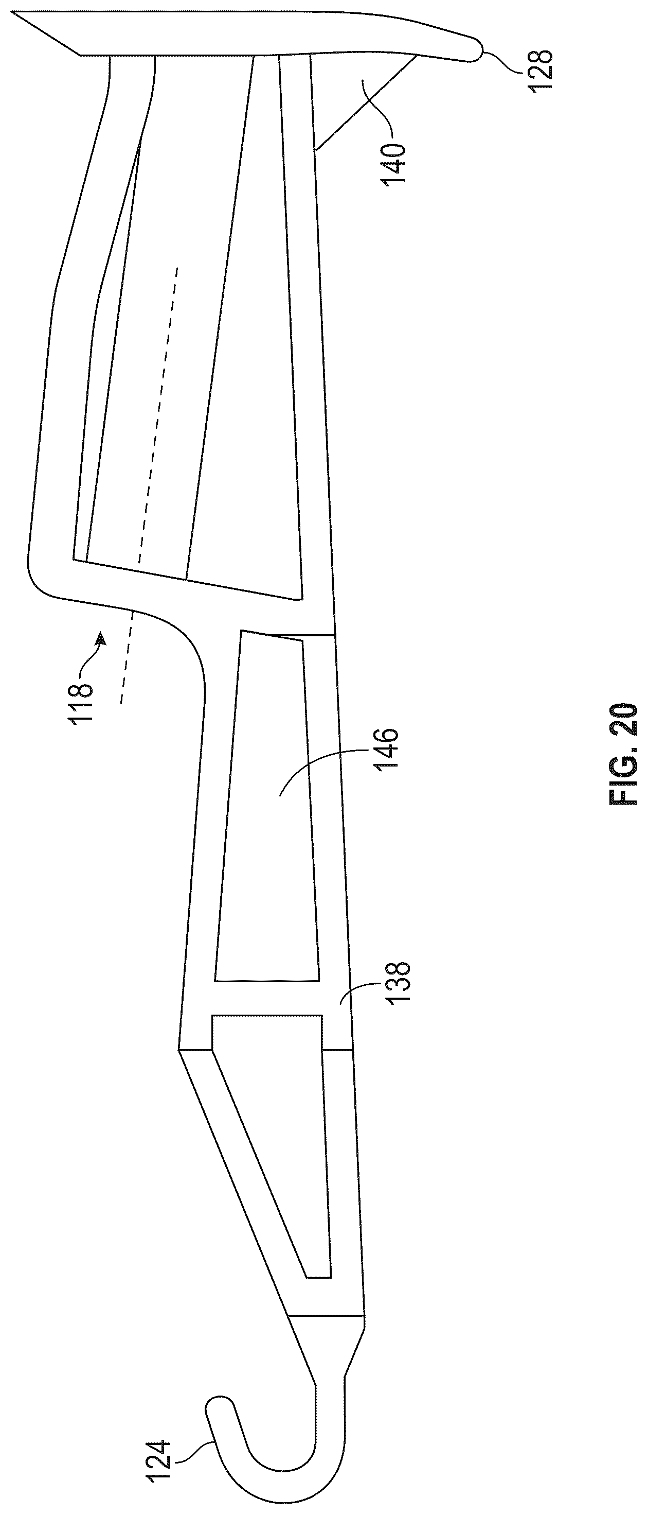 Patent US12104383 Figure 13 – Fastening support for half round gutters