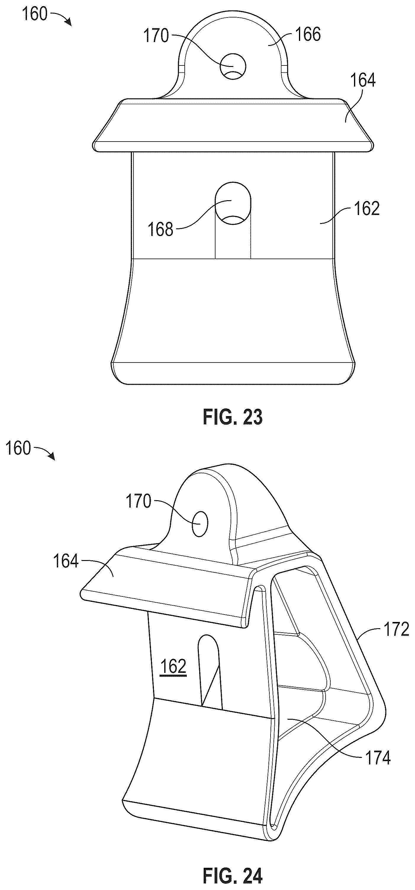 Patent US12104383 Figure 16 – Fastening support for half round gutters