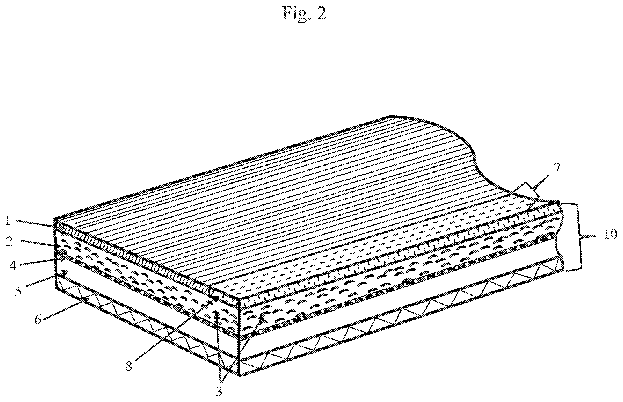 Patent US12104385 Figure 2 – Flame retardant building construction material and process