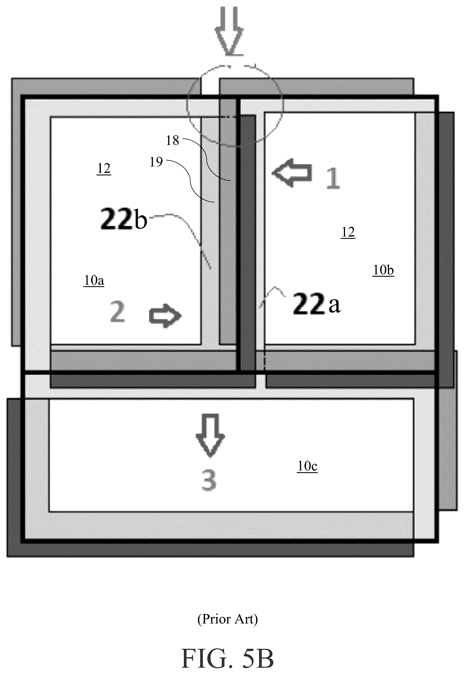 Patent US12104387 Figure 5 – Panel locking system and panels therefor