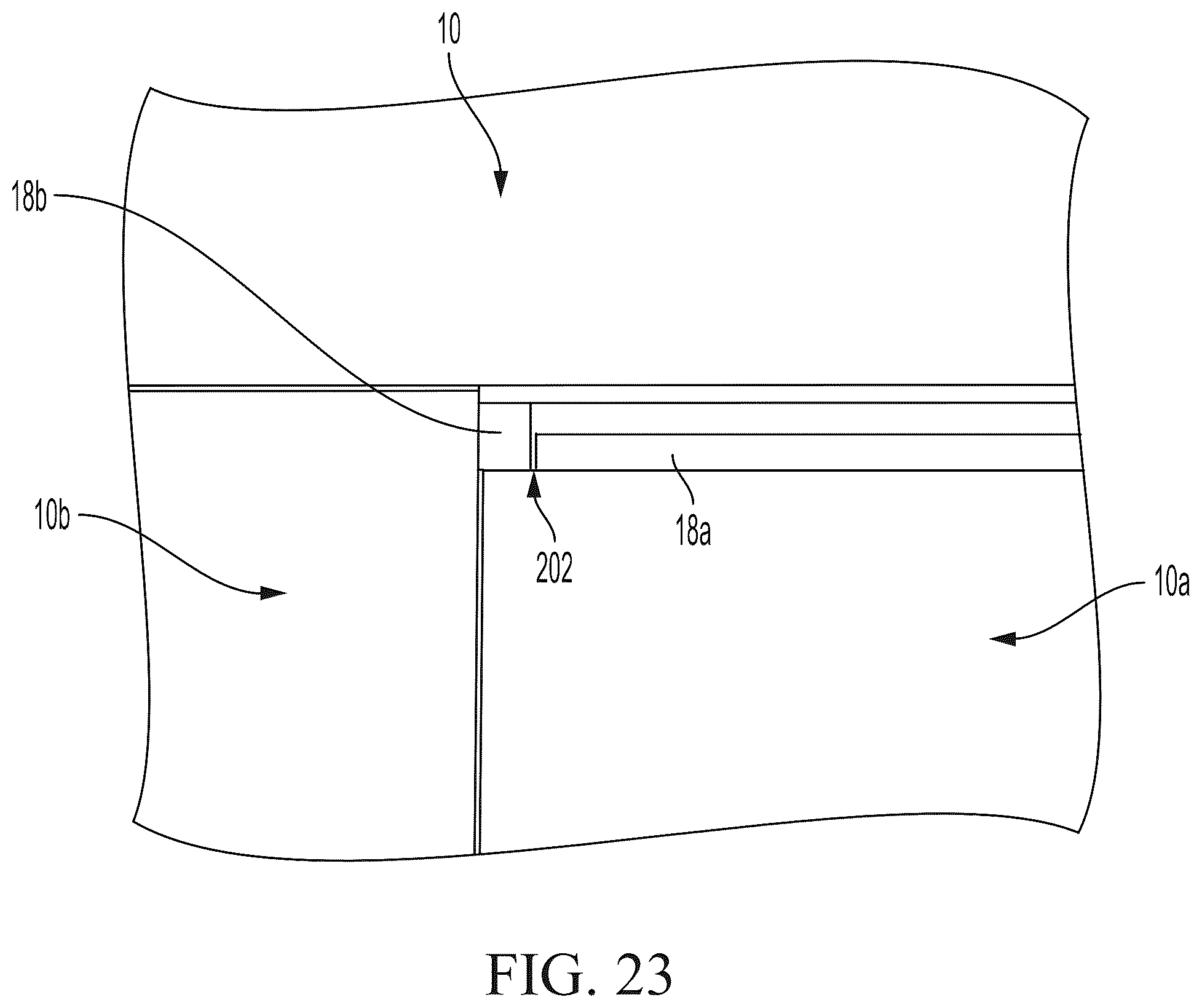 Patent US12104387 Figure 17 – Panel locking system and panels therefor