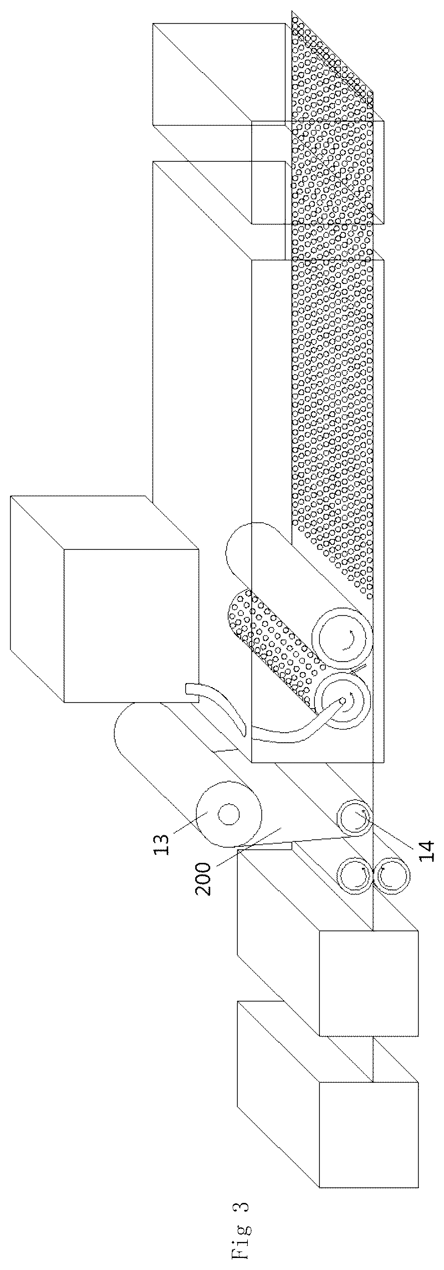 Patent US12104389 Figure 3 – Anti-slip, noise reducing pad directly applied and adhered to the back of flooring materials and method