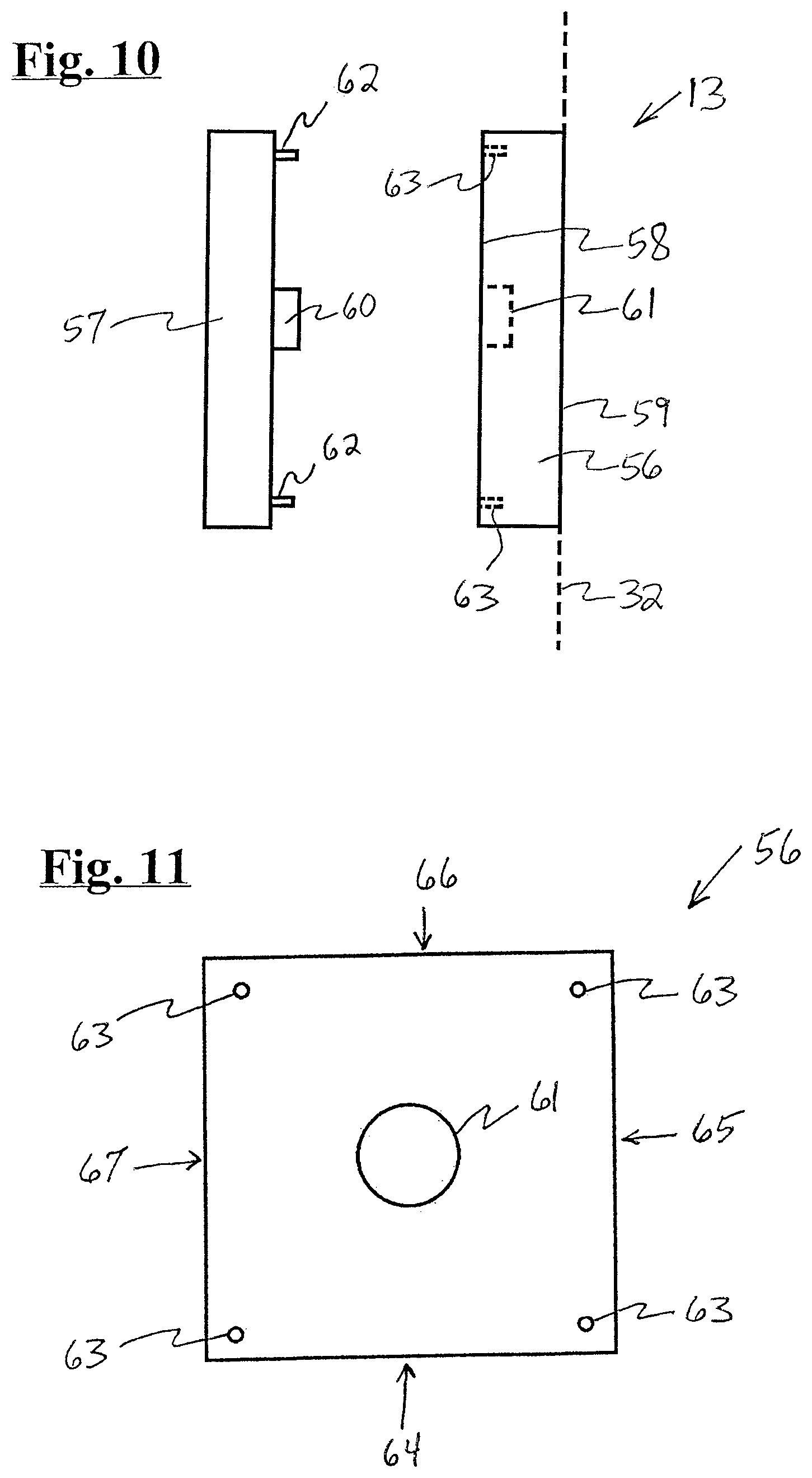 Patent US12104390 Figure 6 – Molding components, including plinths and corner pieces, kits, and systems comprising the same, methods of making them and methods of assembling them
