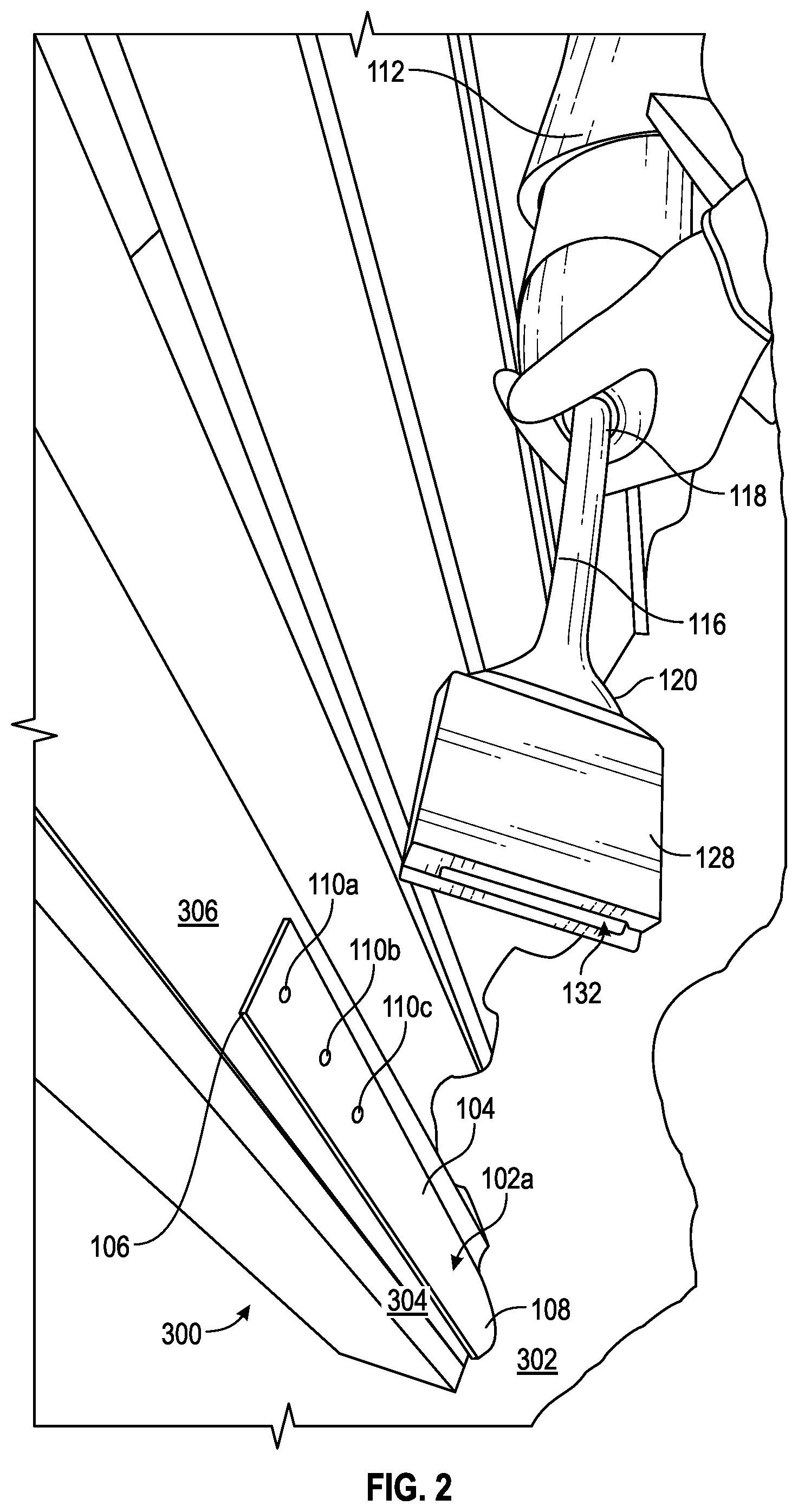 Patent US12104394 Figure 2 – Post repair kit and method of reparation