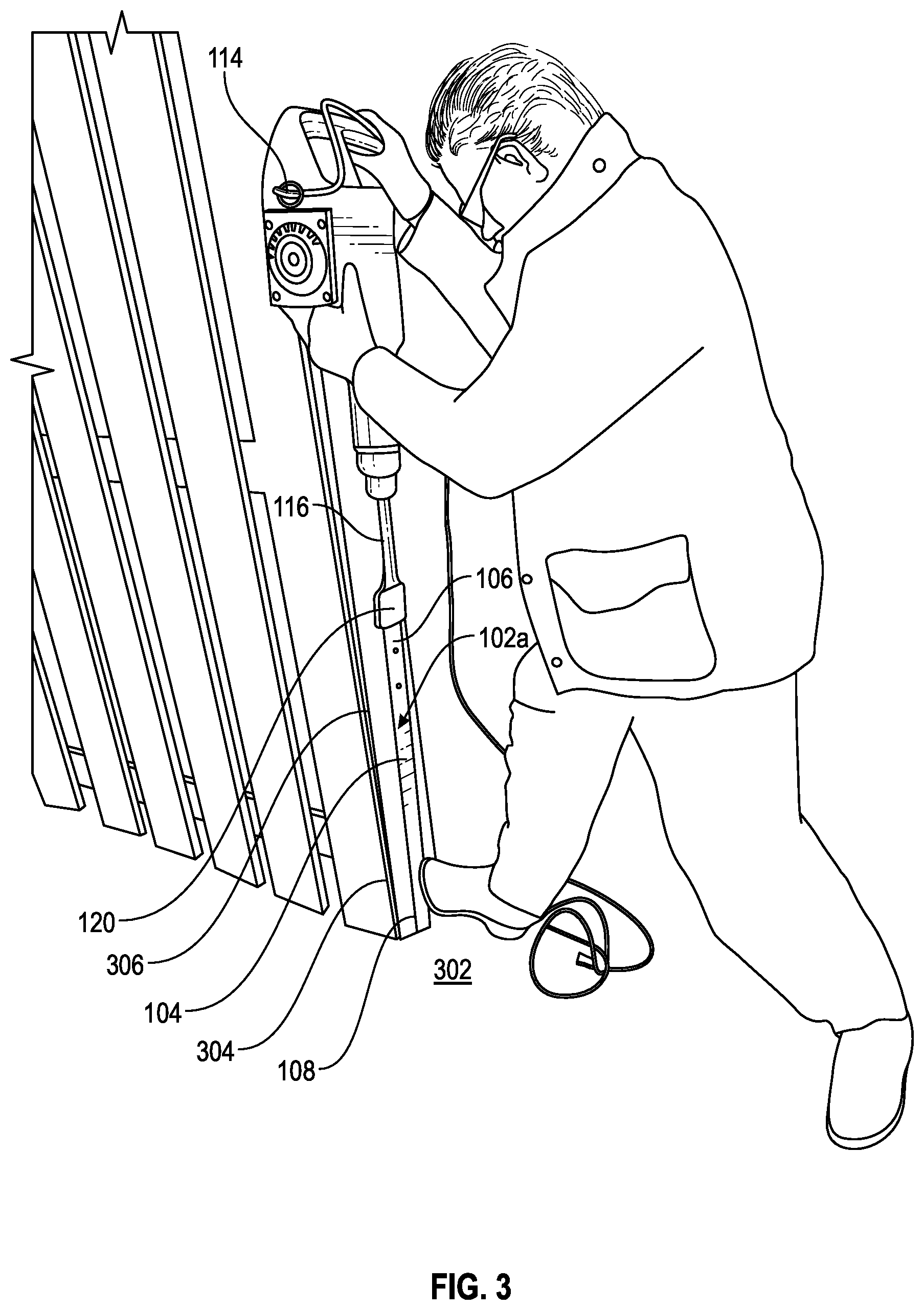 Patent US12104394 Figure 3 – Post repair kit and method of reparation