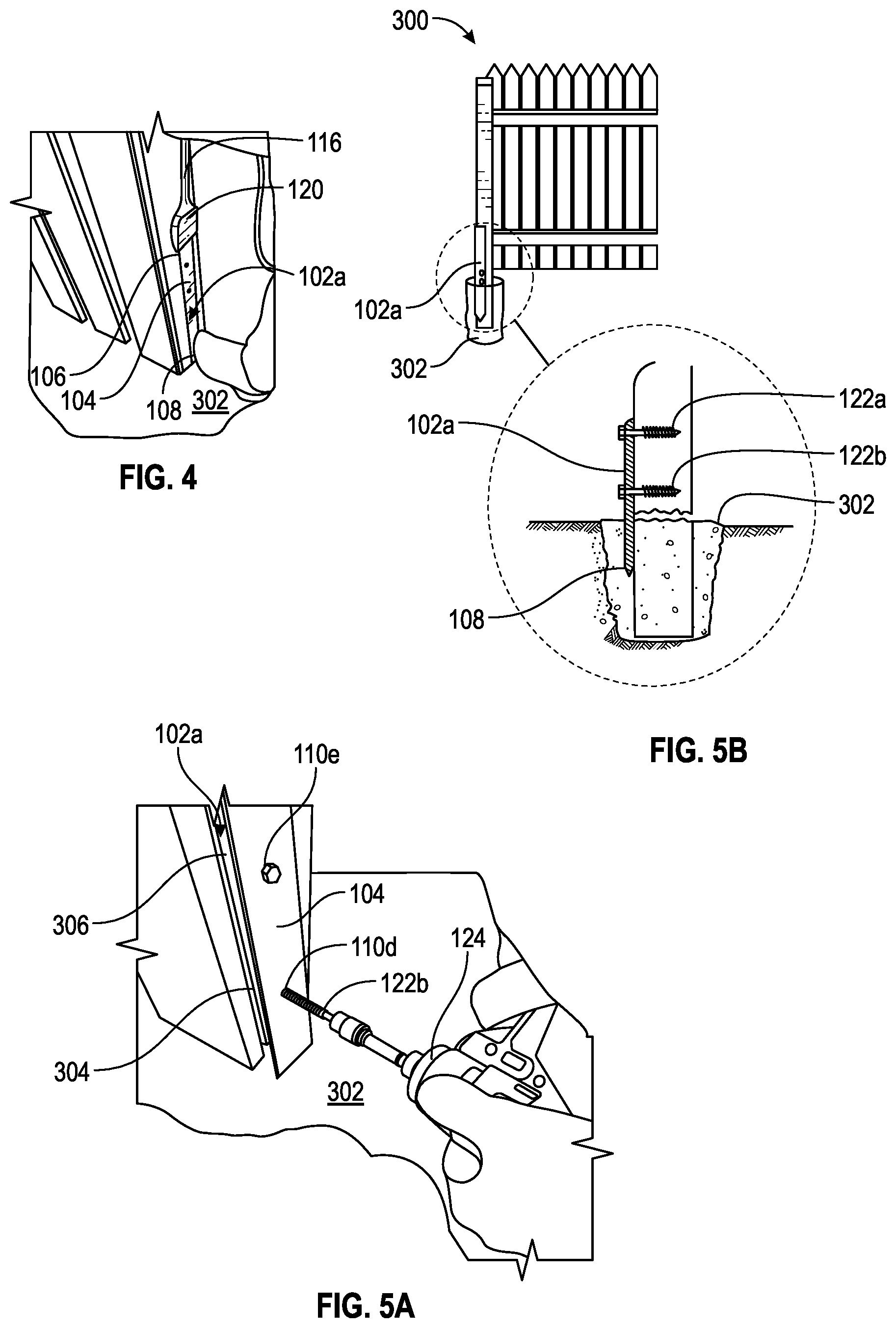 Patent US12104394 Figure 4 – Post repair kit and method of reparation