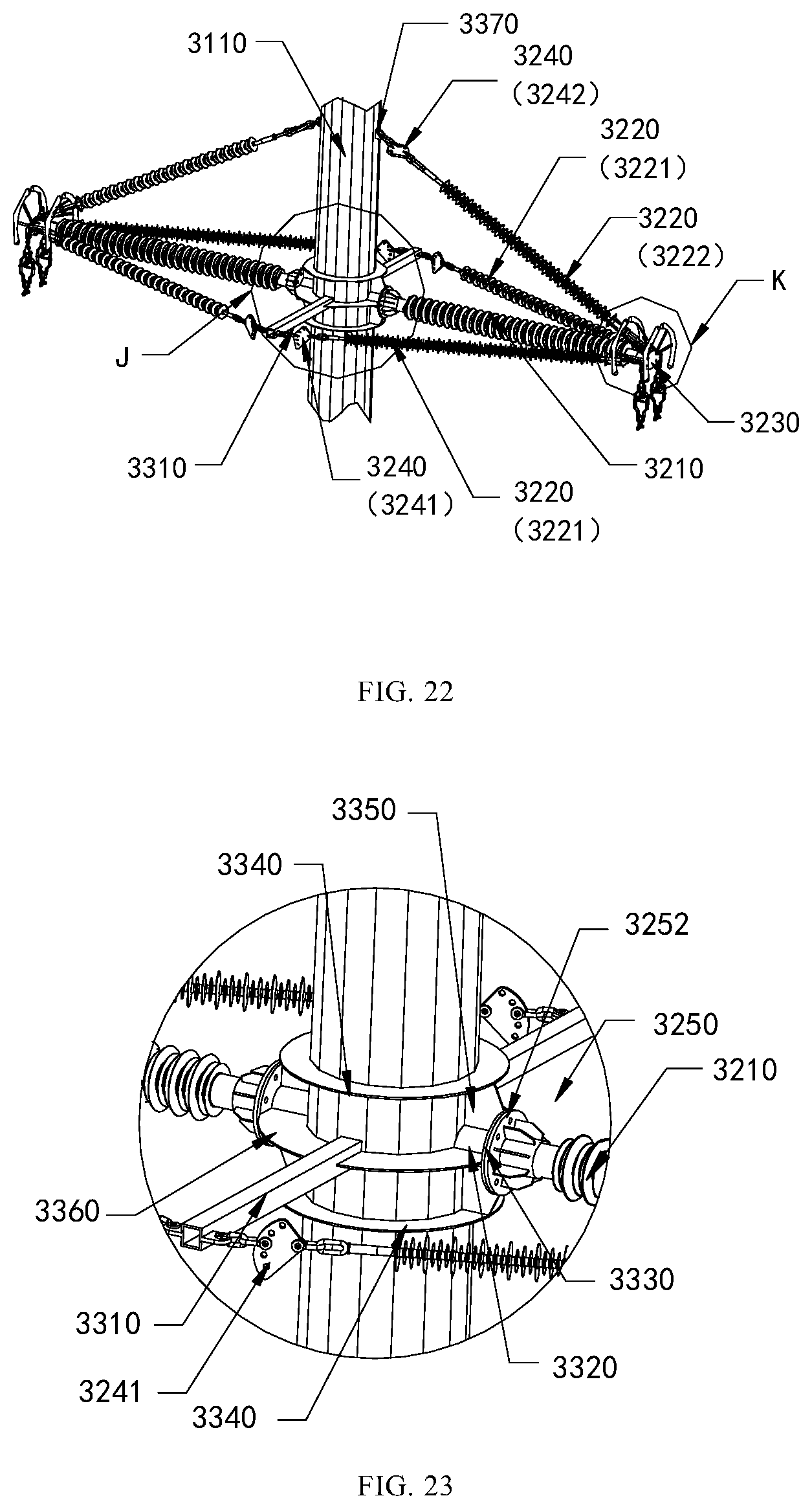 Patent US12104395 Figure 12 – Composite crossarm and power transmission tower