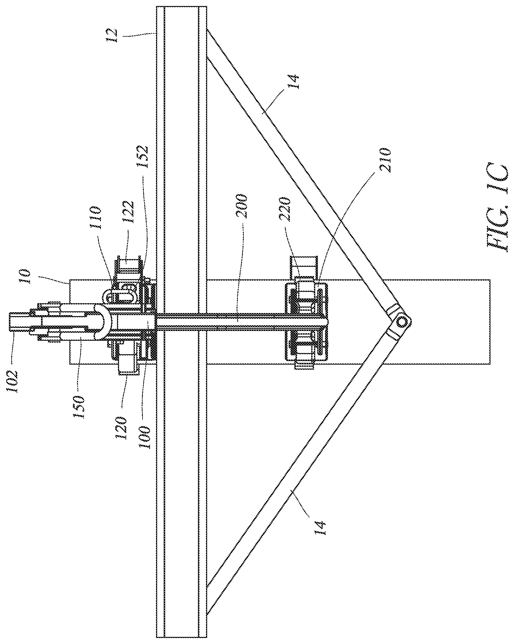 Patent US12104396 Figure 3 – Utility pole gin tool