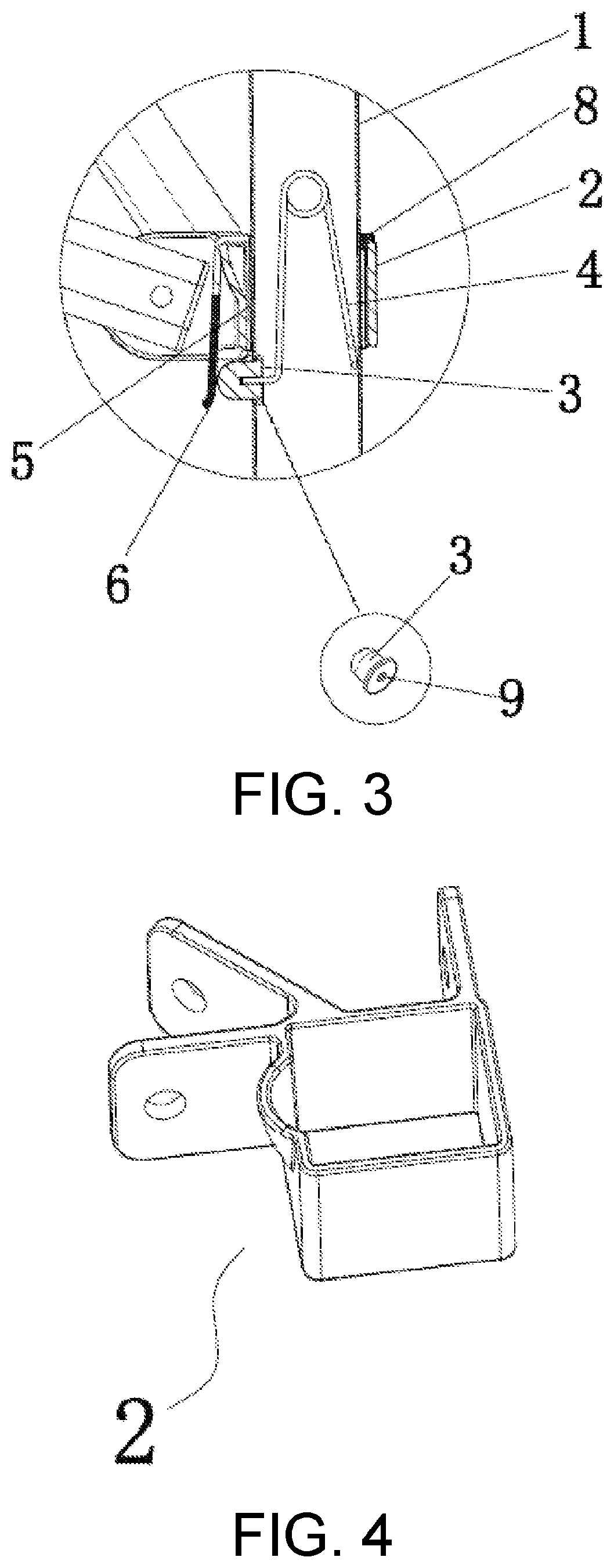 Patent US12104398 Figure 2 – Leg tube sliding locking mechanism for opening and closing folding tent