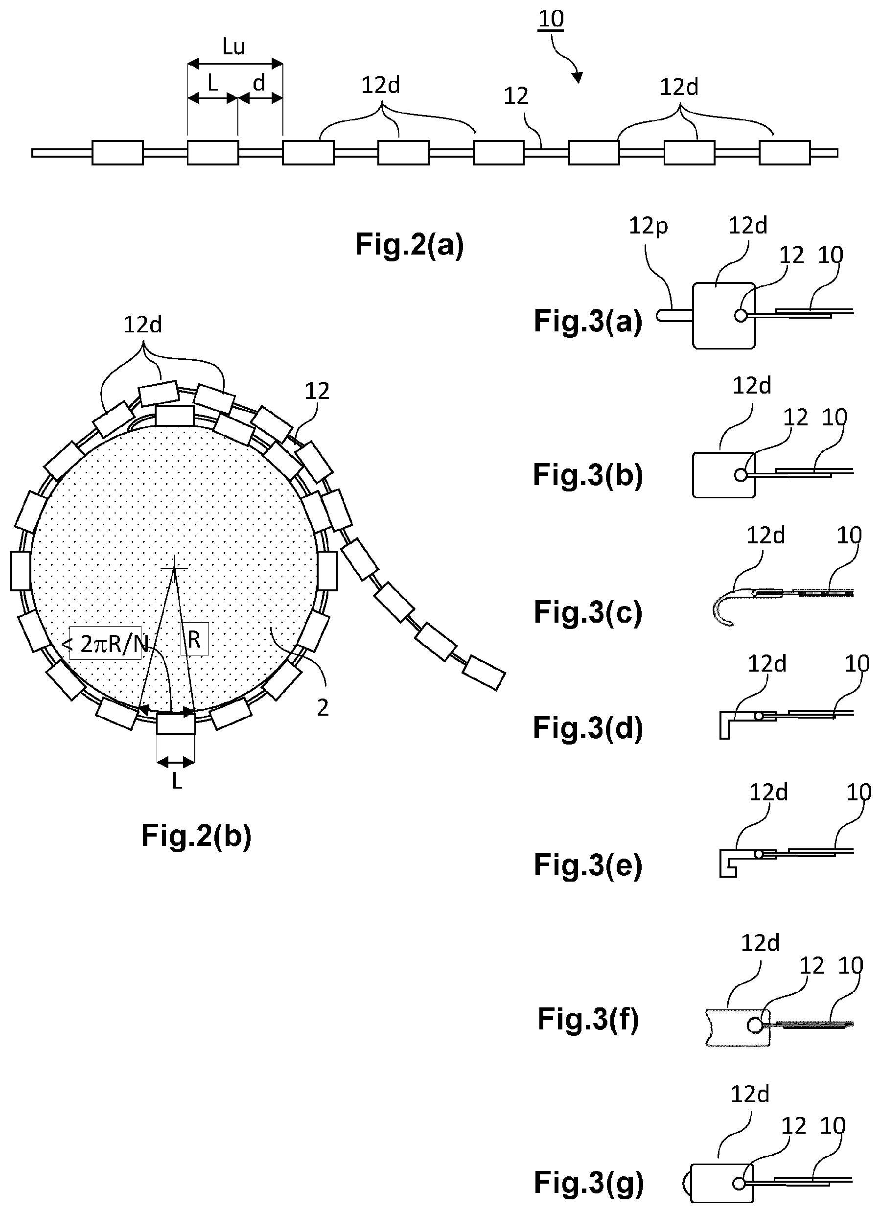 Patent US12104399 Figure 2 – Device for covering a surface comprising discreet locking means