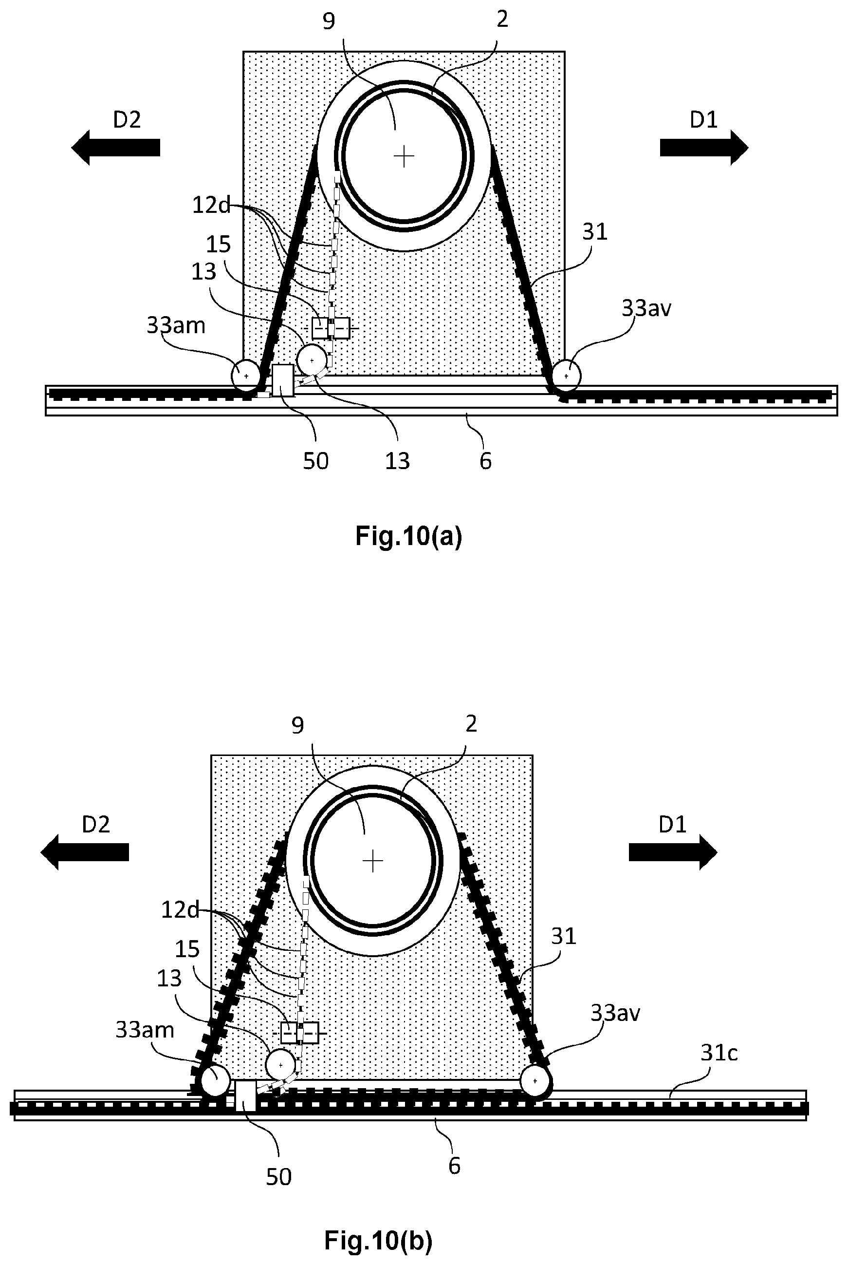 Patent US12104399 Figure 6 – Device for covering a surface comprising discreet locking means