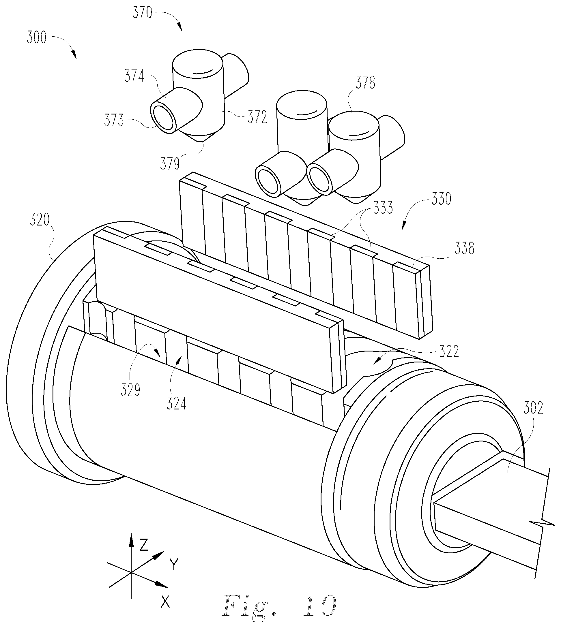 Patent US12104403 Figure 10 – Lock cylinder with electronic key recognition