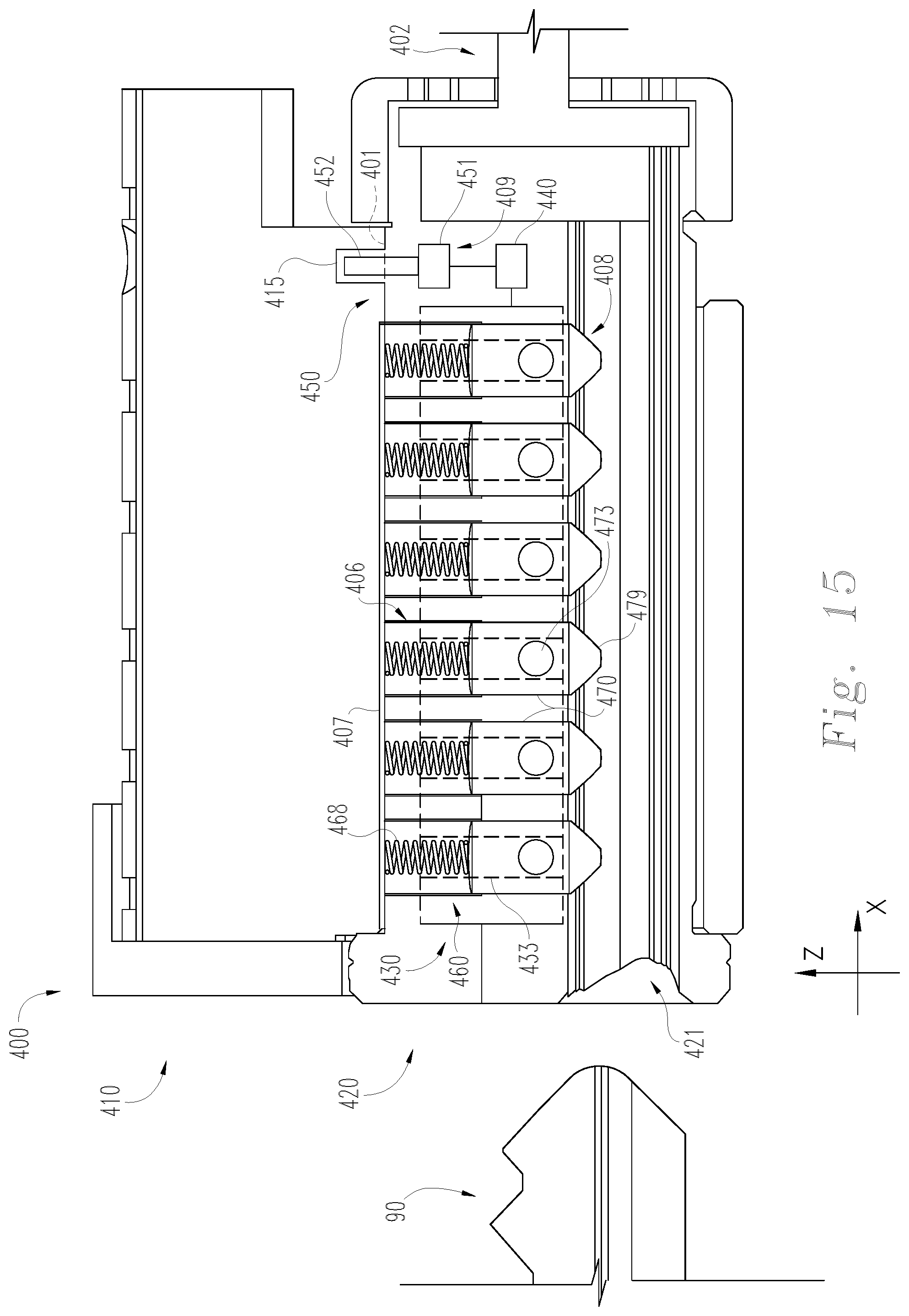 Patent US12104403 Figure 15 – Lock cylinder with electronic key recognition
