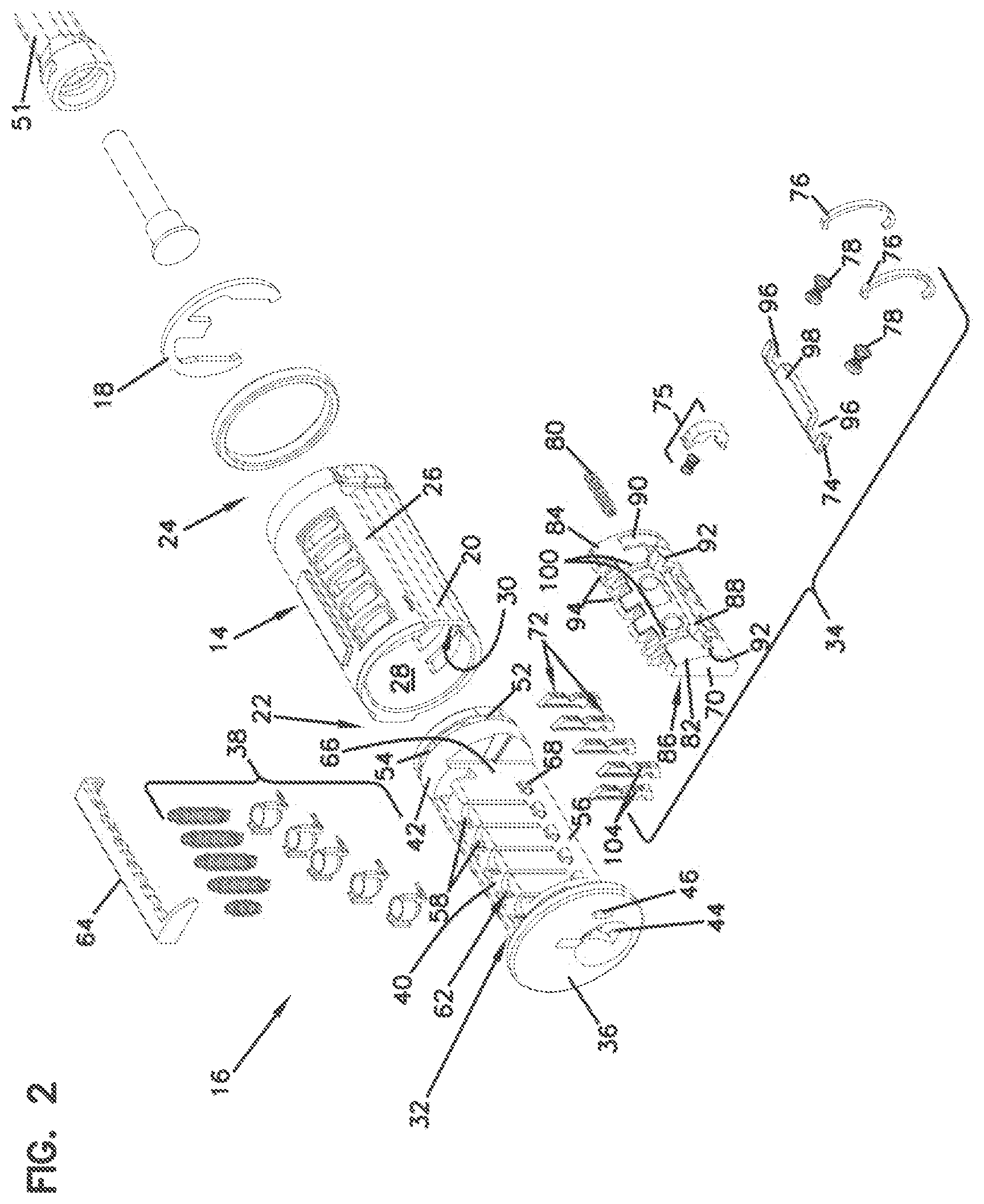 Patent US12104404 Figure 2 – Rekeyable lock with small increments