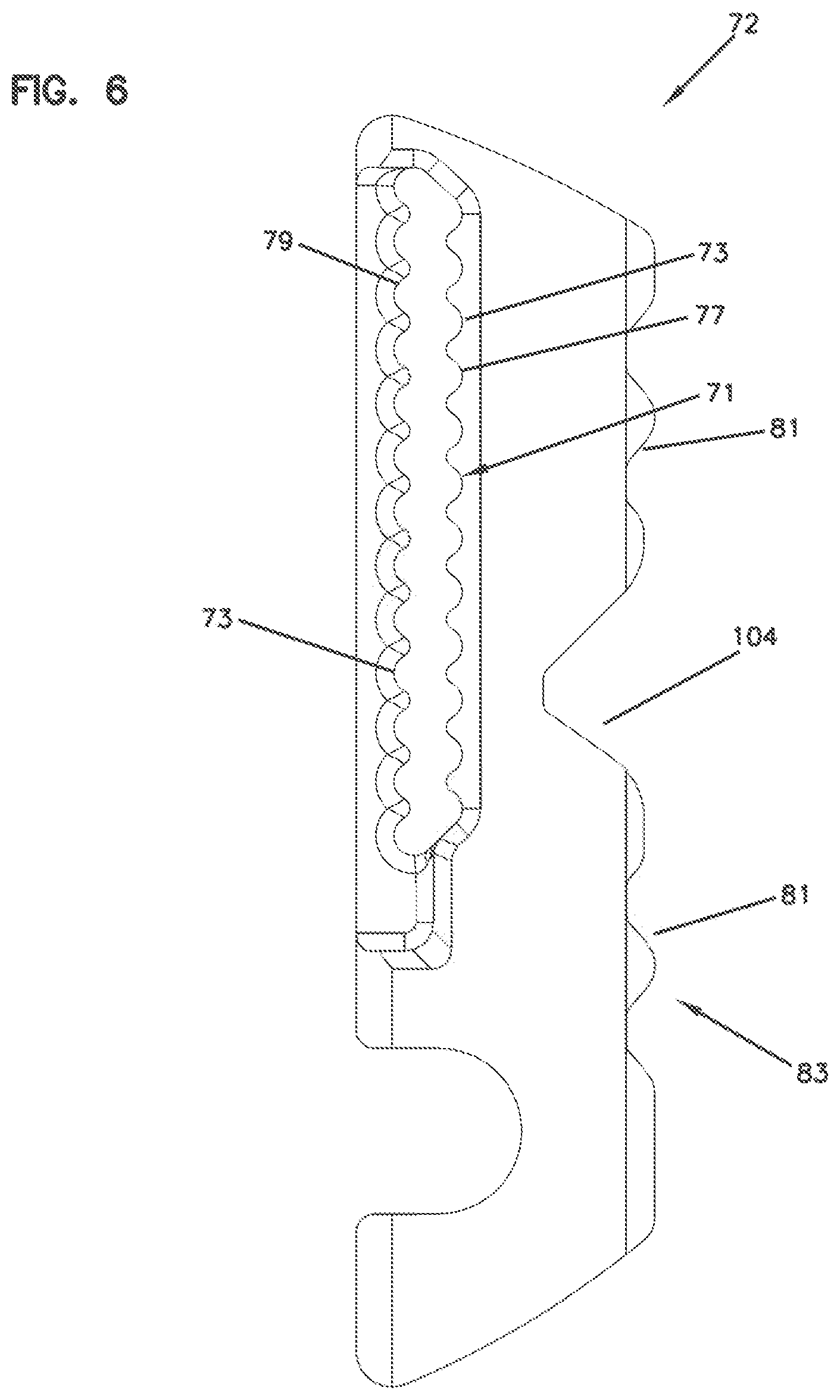 Patent US12104404 Figure 5 – Rekeyable lock with small increments