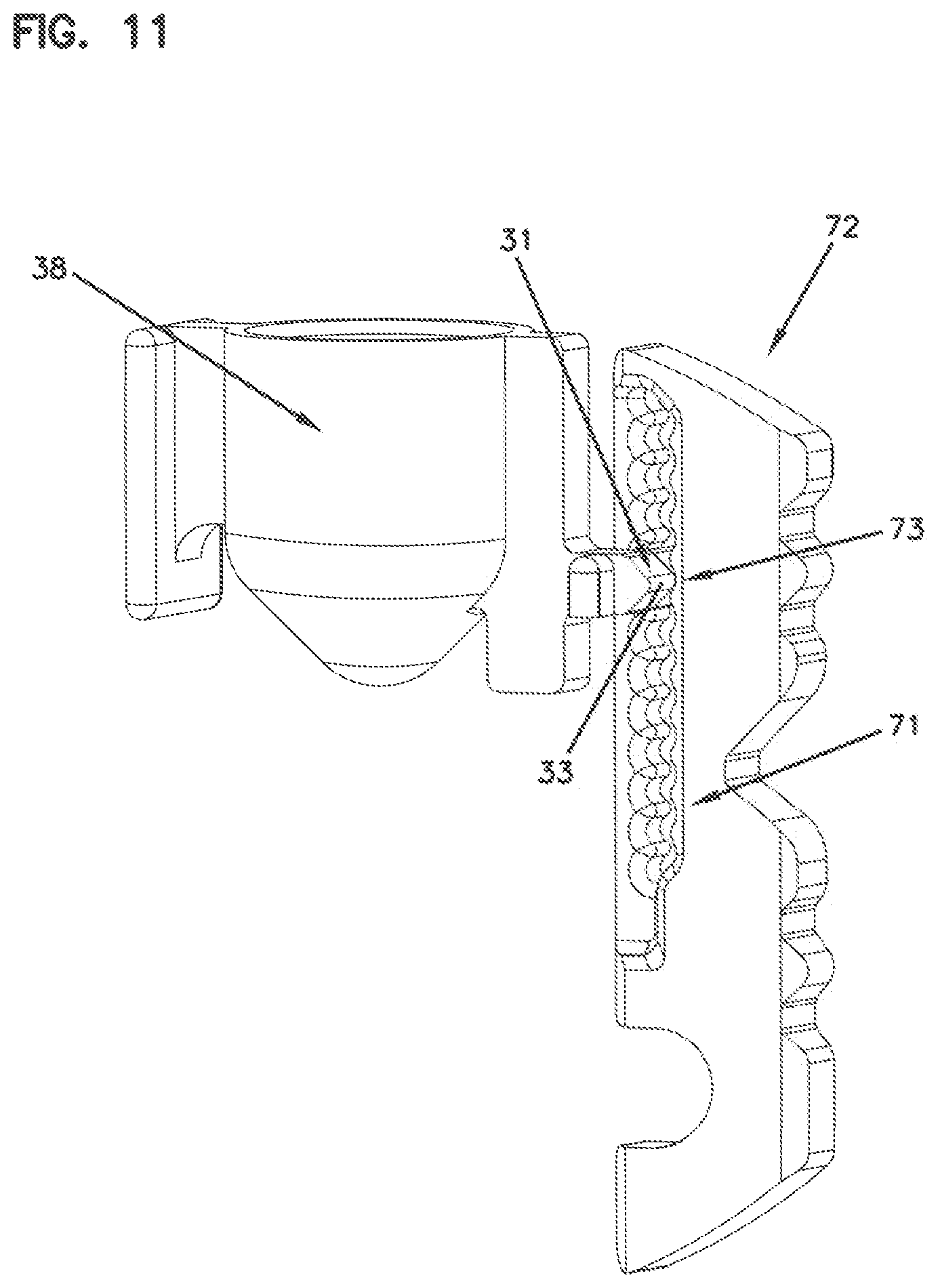 Patent US12104404 Figure 10 – Rekeyable lock with small increments