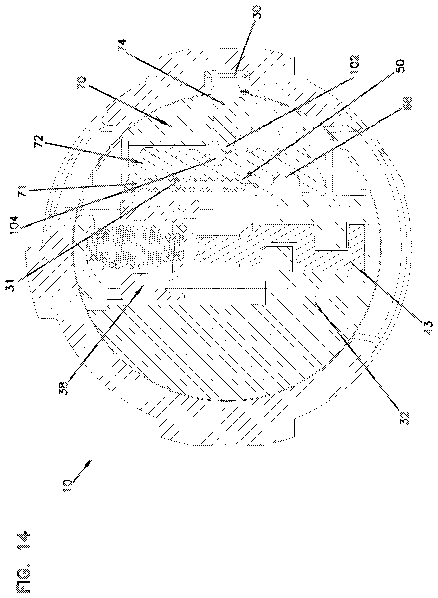 Patent US12104404 Figure 13 – Rekeyable lock with small increments