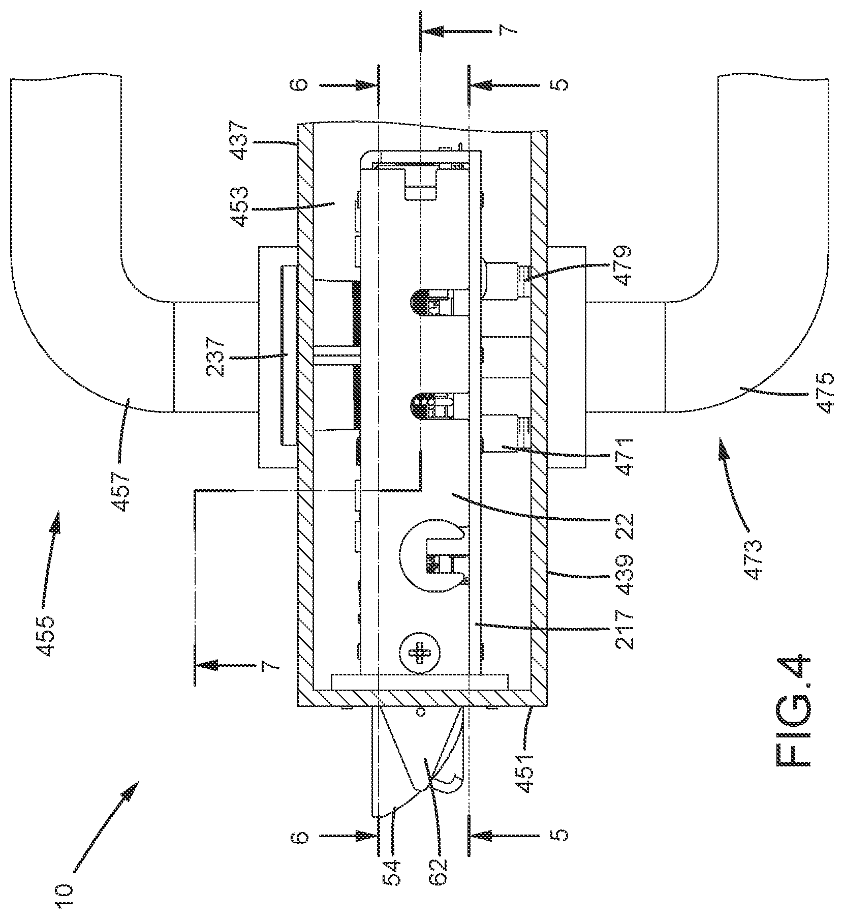 Patent US12104405 Figure 4 – Door lock permitting electric locking and unlocking