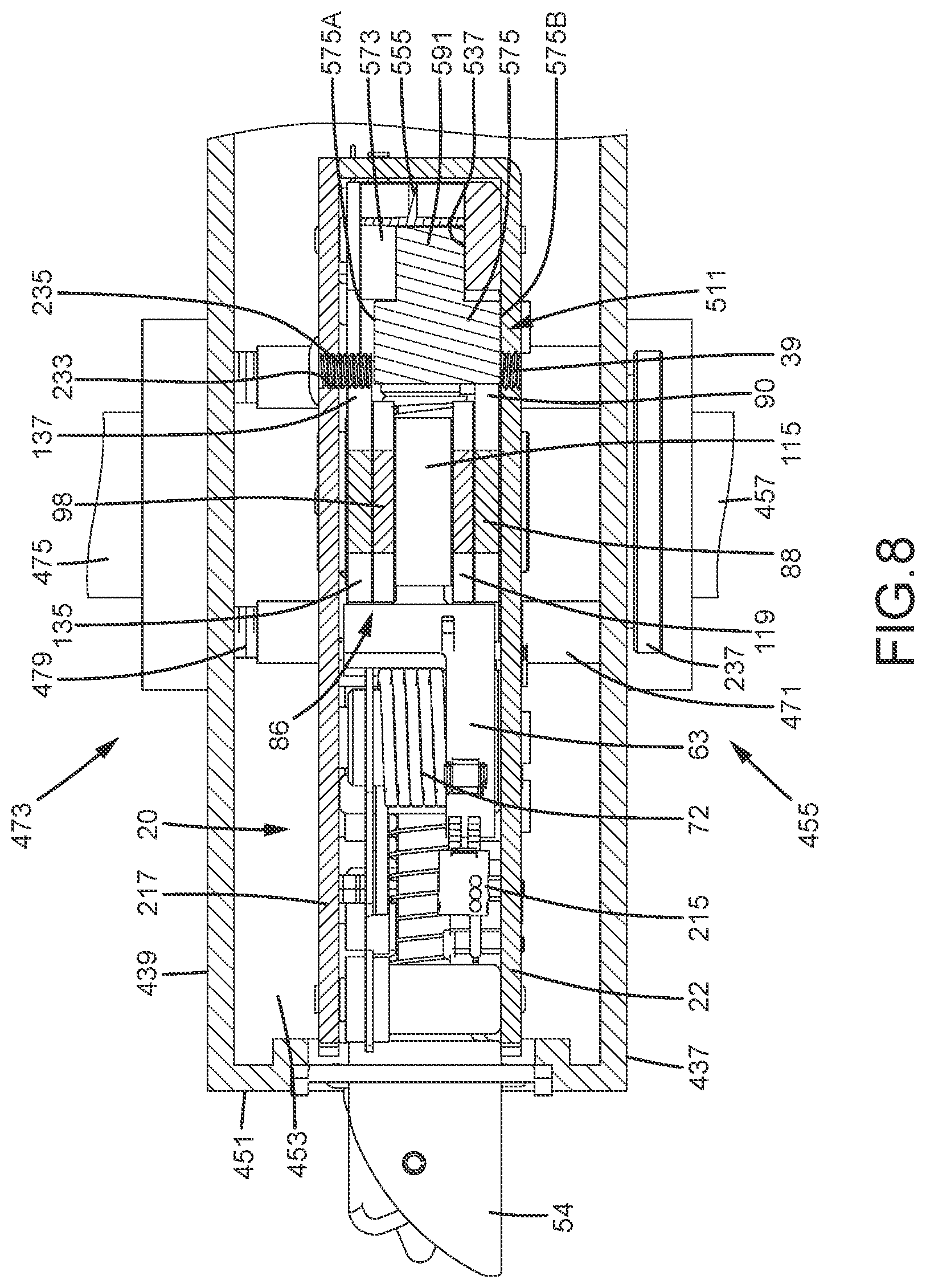 Patent US12104405 Figure 9 – Door lock permitting electric locking and unlocking