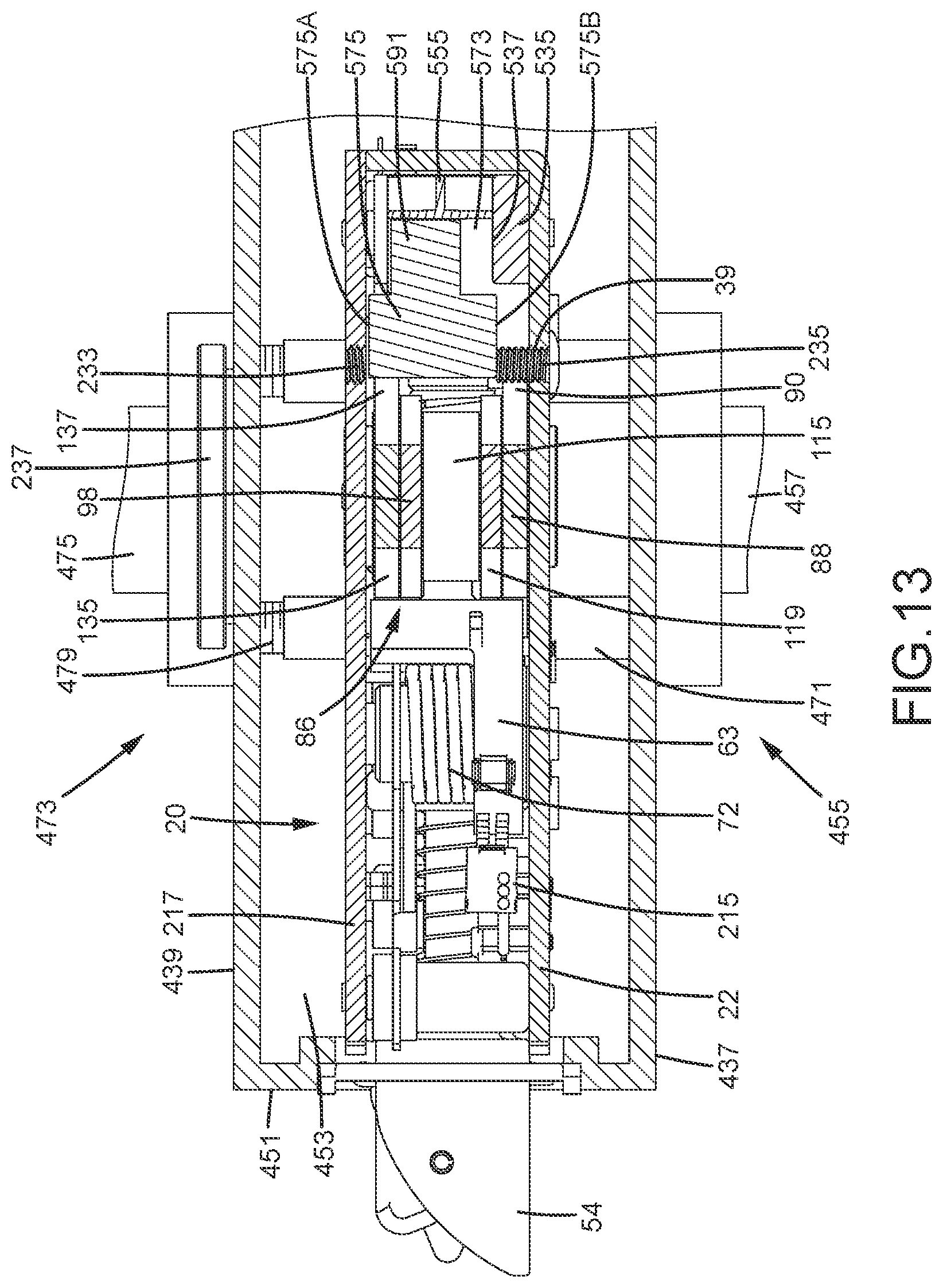 Patent US12104405 Figure 14 – Door lock permitting electric locking and unlocking