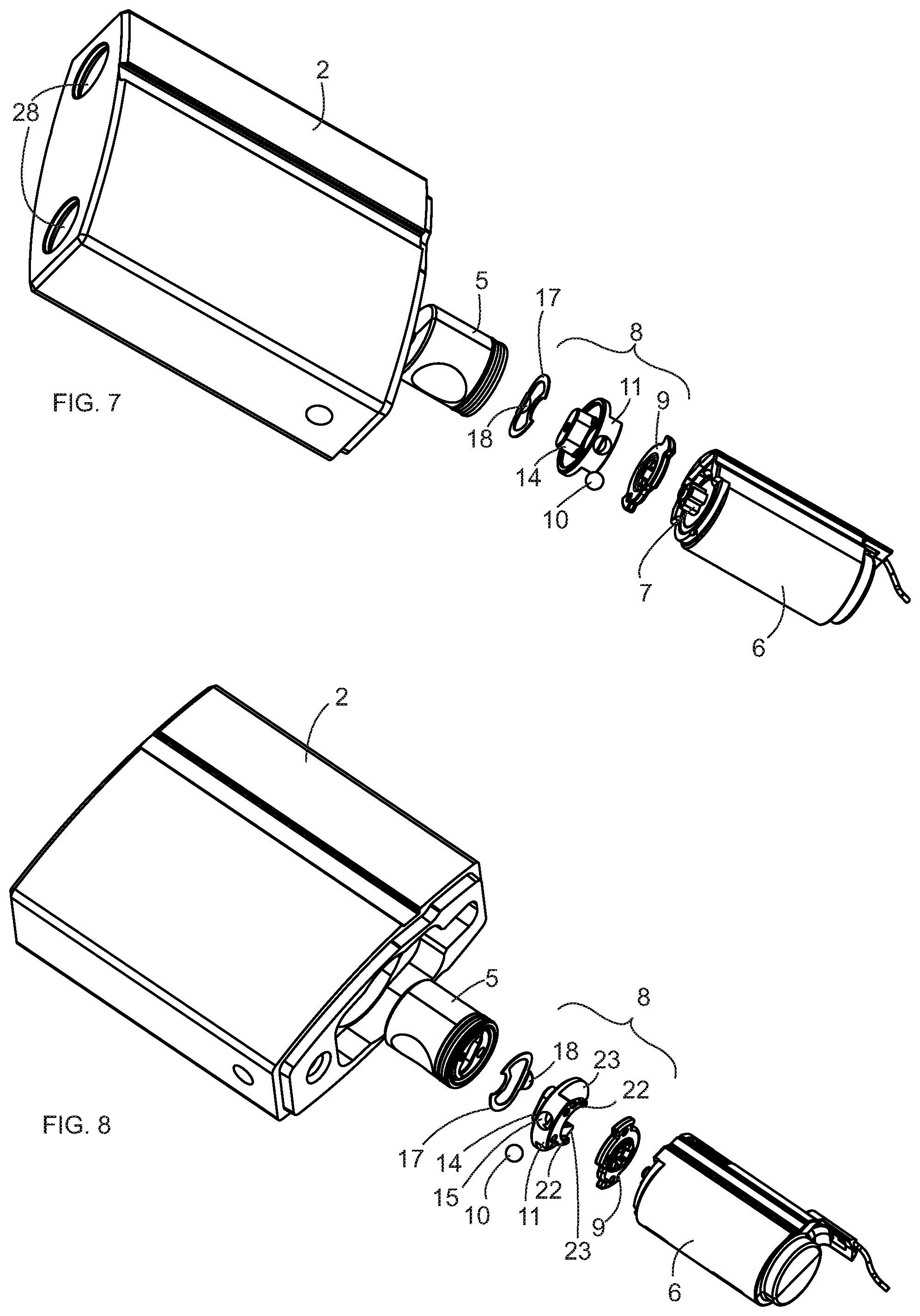 Patent US12104406 Figure 3 – Electronic padlock