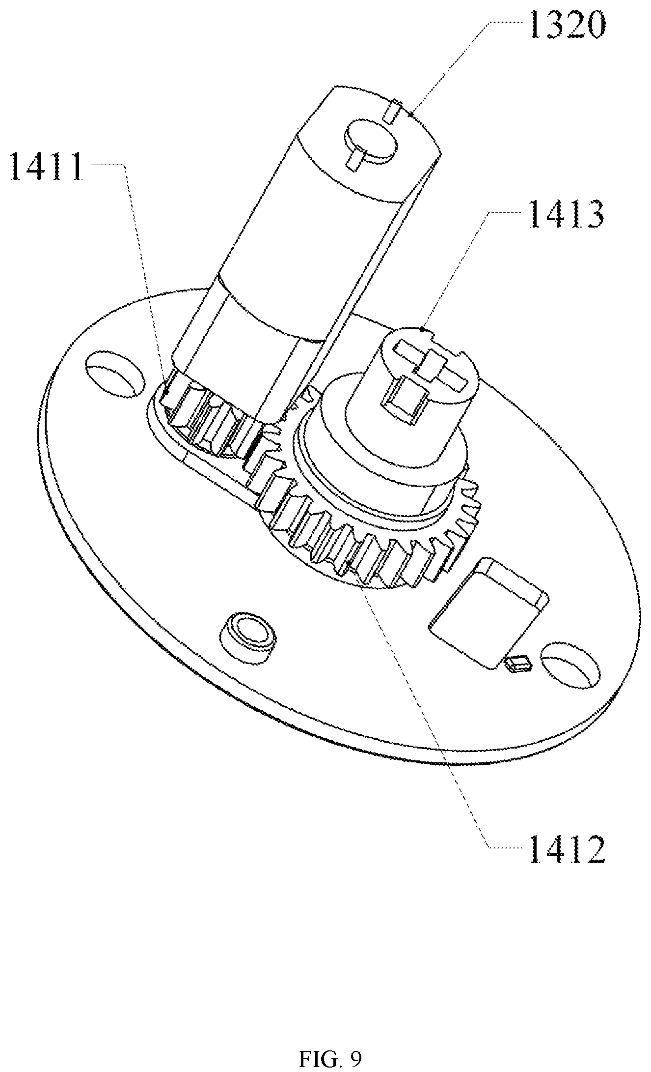Patent US12104407 Figure 9 – Multifunctional door lock