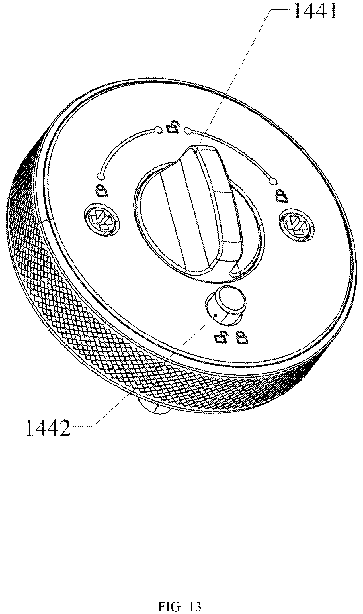 Patent US12104407 Figure 13 – Multifunctional door lock