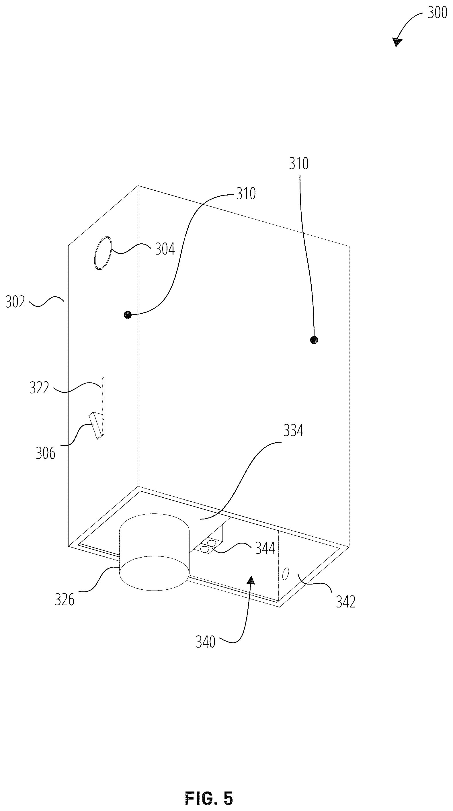 Patent US12104408 Figure 5 – Remote sliding door locking system