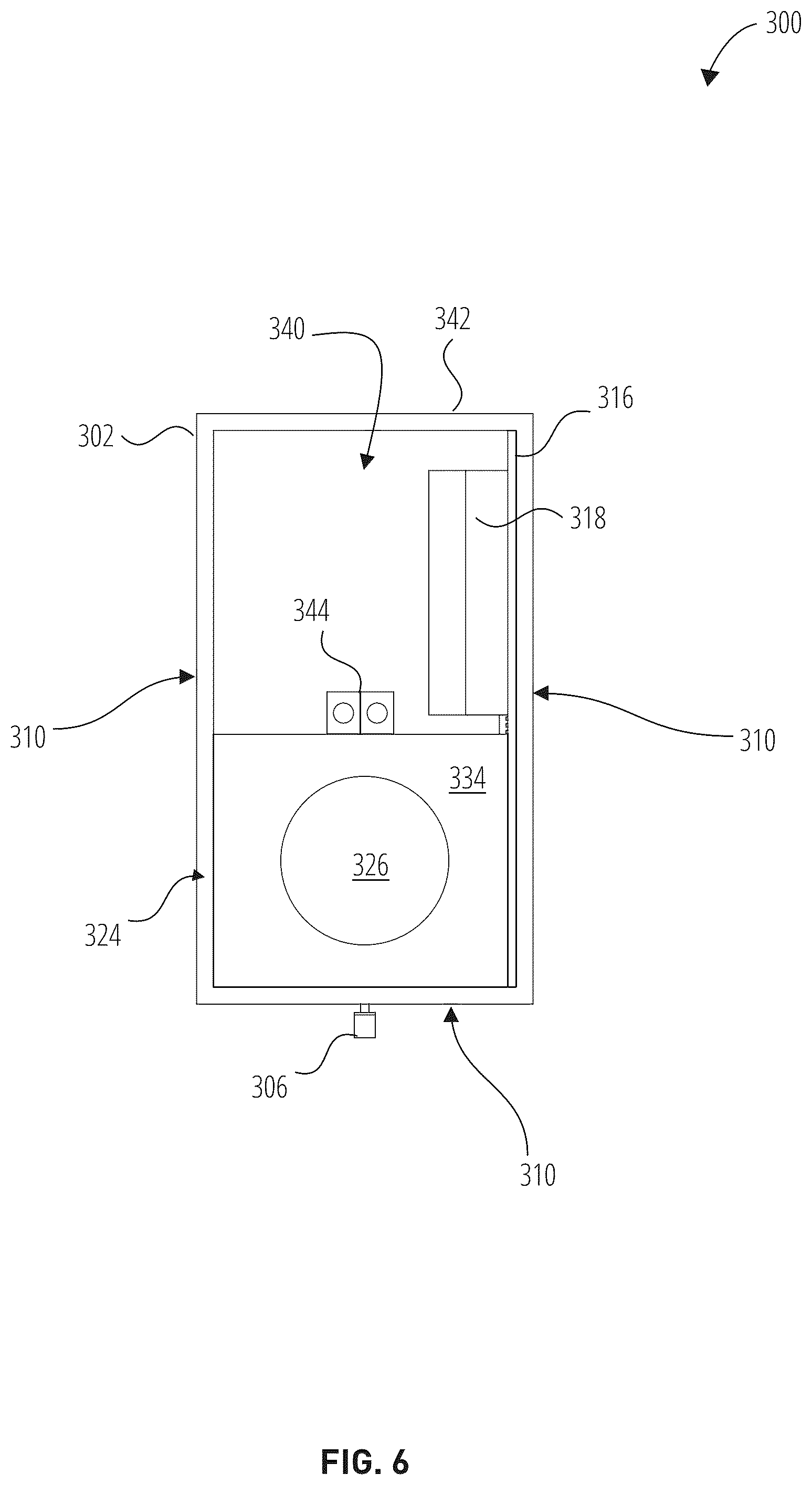 Patent US12104408 Figure 6 – Remote sliding door locking system