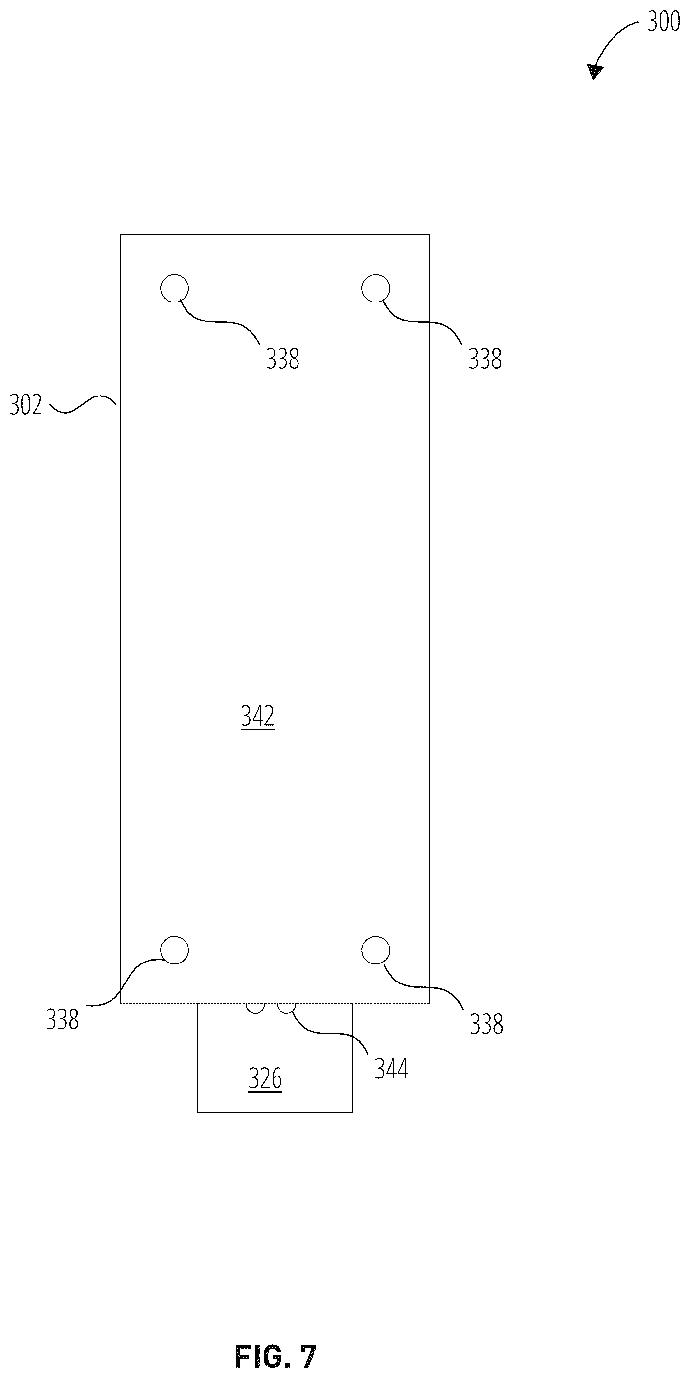 Patent US12104408 Figure 7 – Remote sliding door locking system