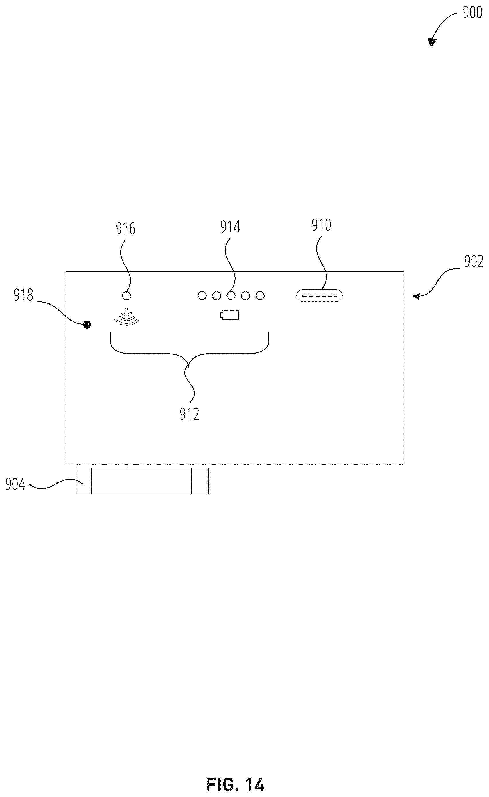 Patent US12104408 Figure 14 – Remote sliding door locking system
