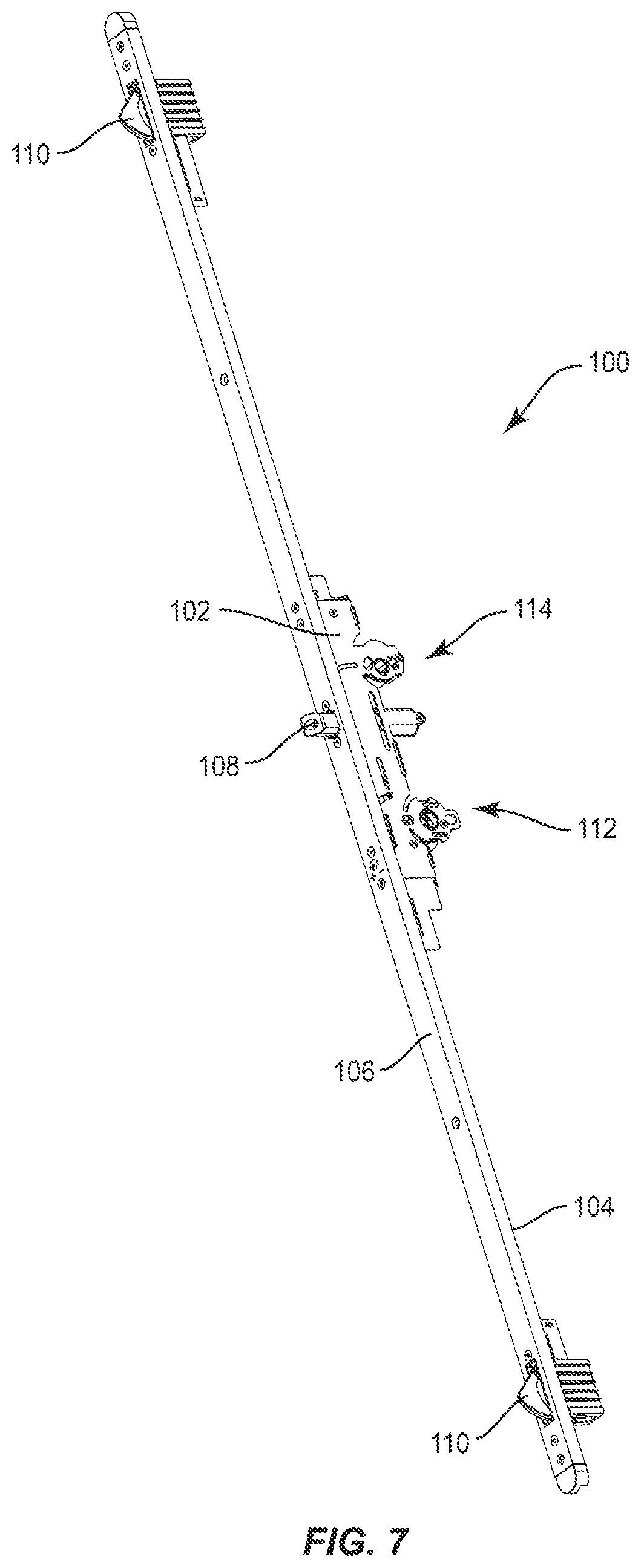Patent US12104409 Figure 4 – Multipoint lock
