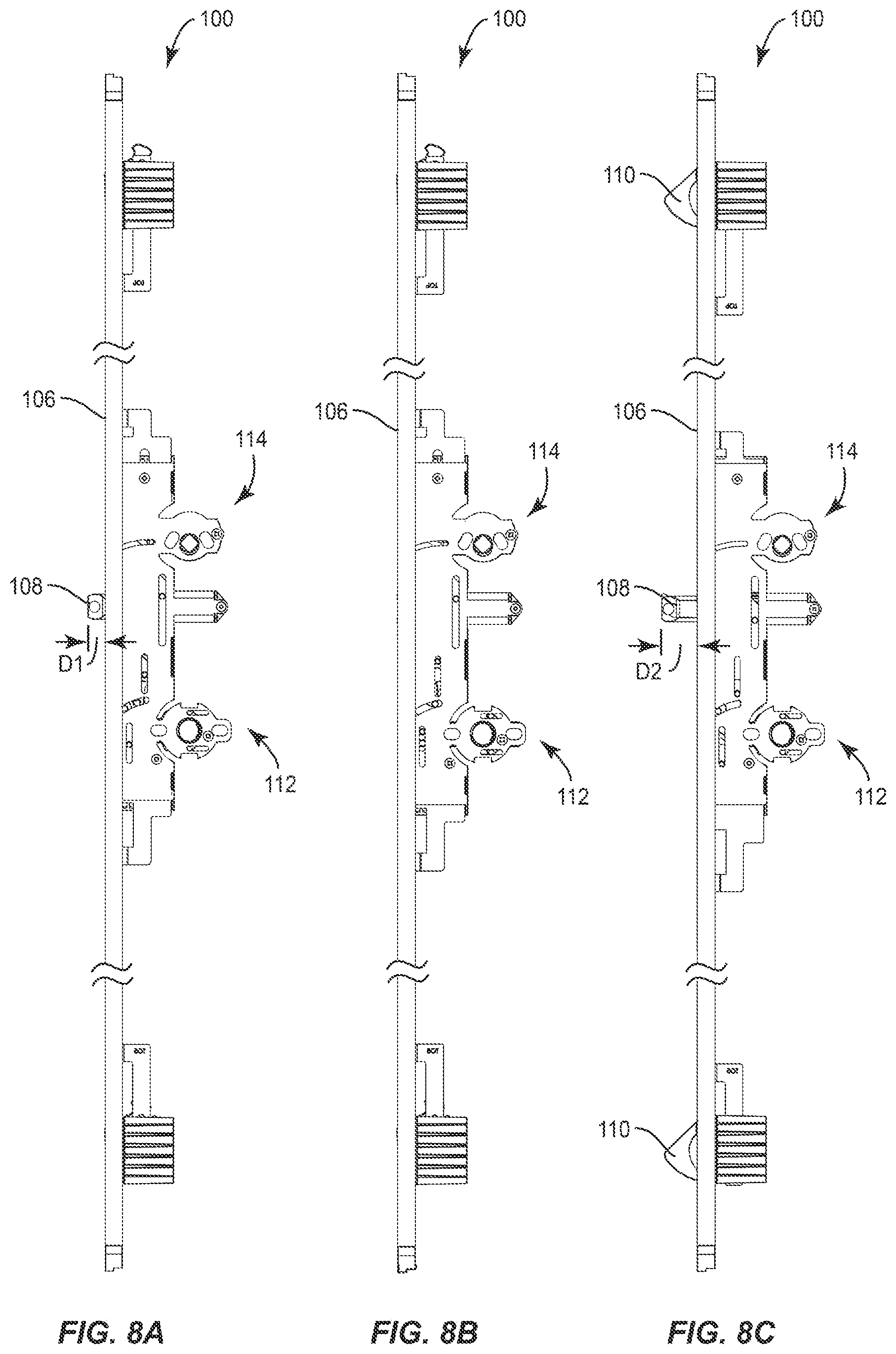 Patent US12104409 Figure 5 – Multipoint lock