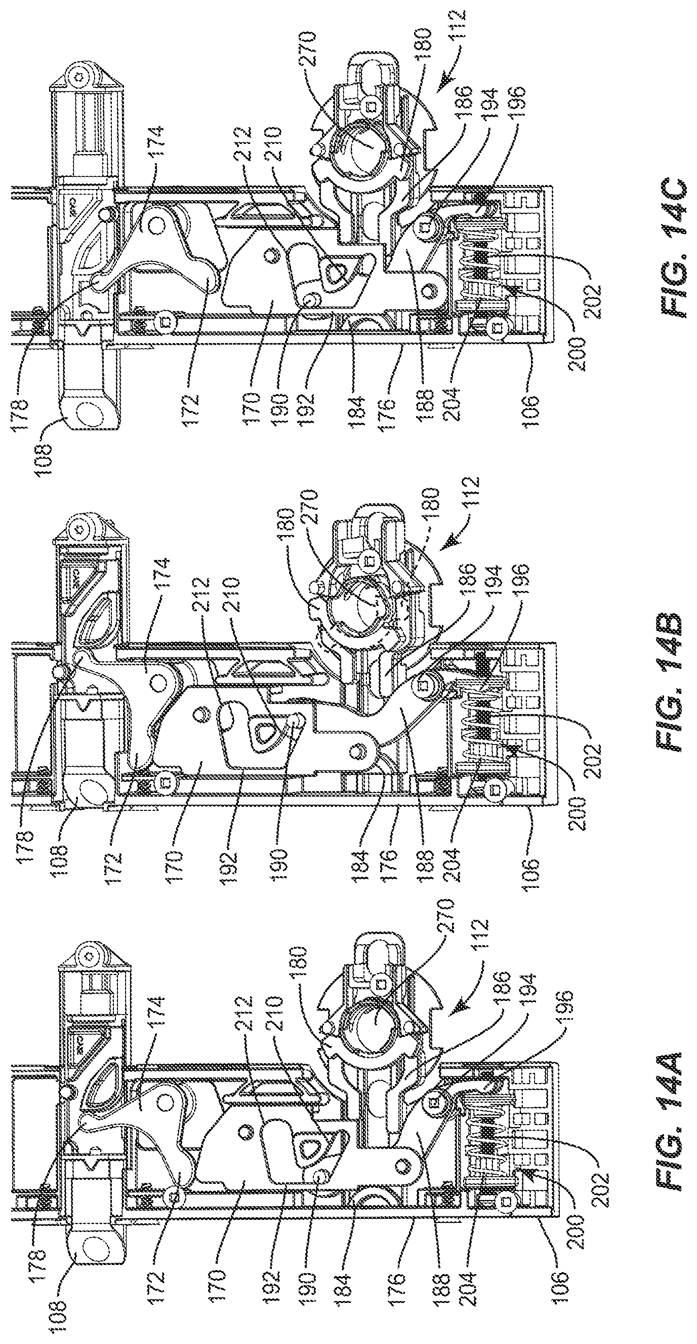 Patent US12104409 Figure 11 – Multipoint lock