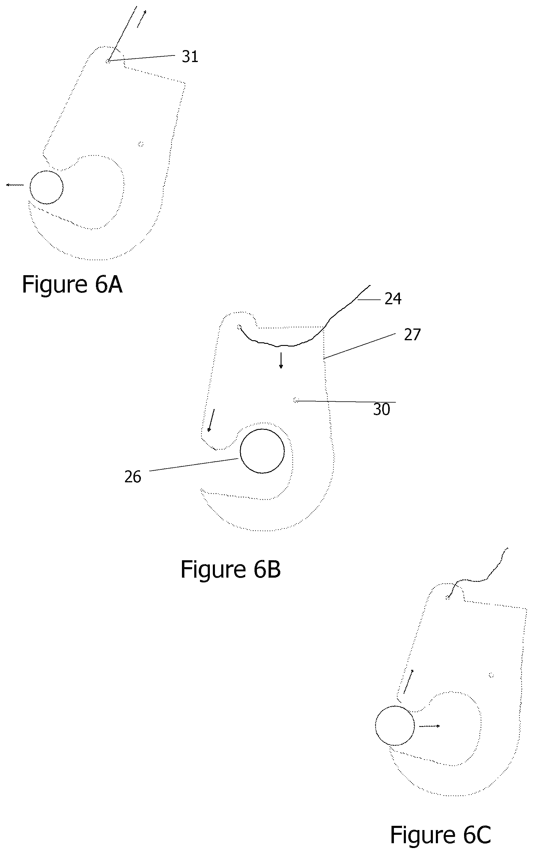 Patent US12104410 Figure 5 – T-shaped lever gate latch pull system