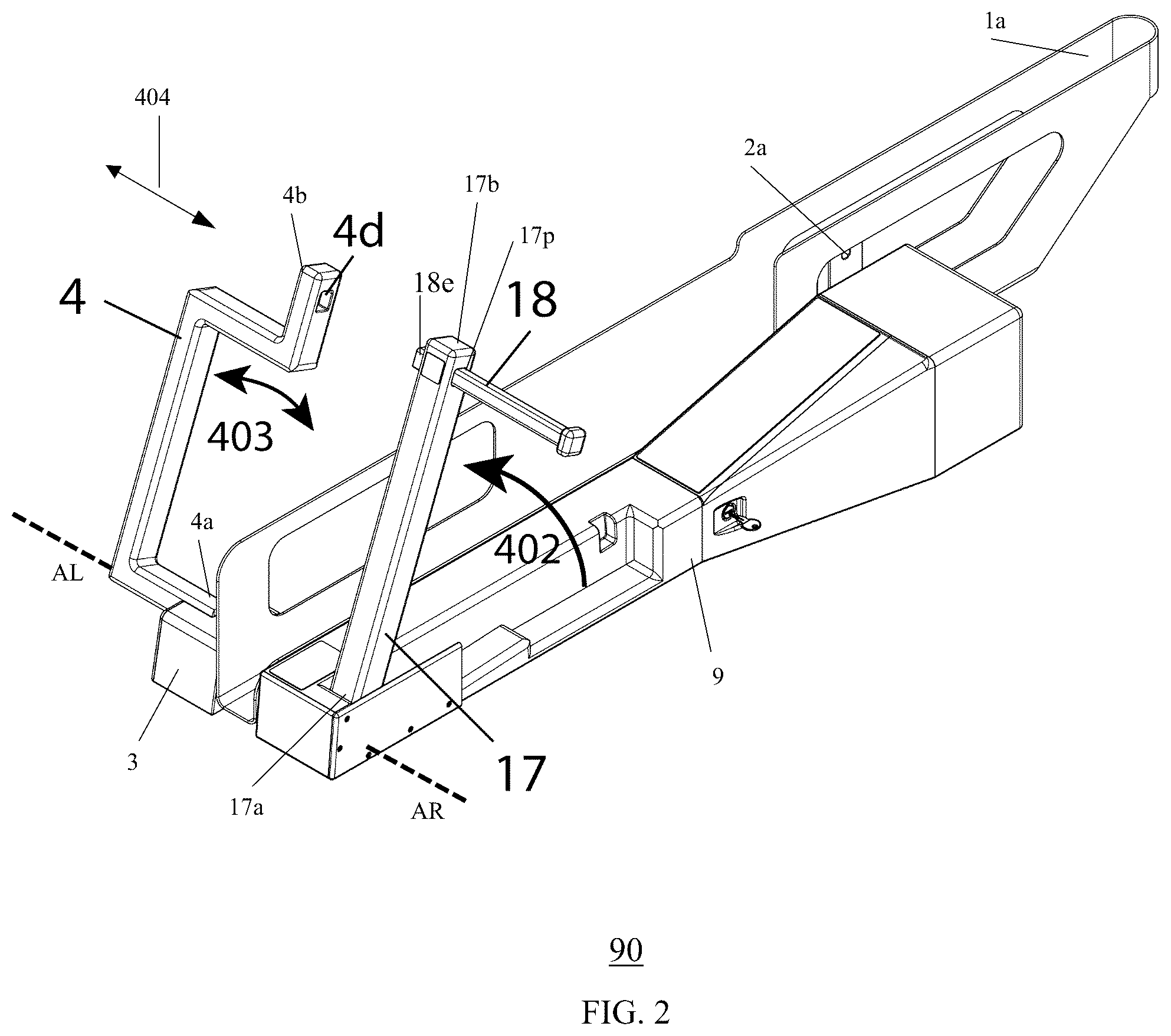 Patent US12104411 Figure 2 – Secure vehicle locking