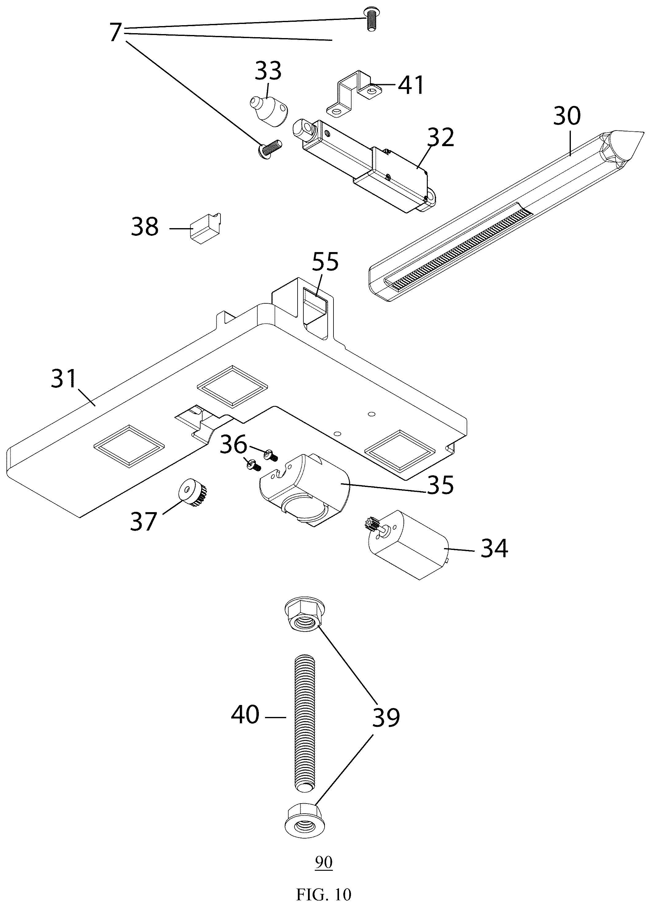 Patent US12104411 Figure 10 – Secure vehicle locking