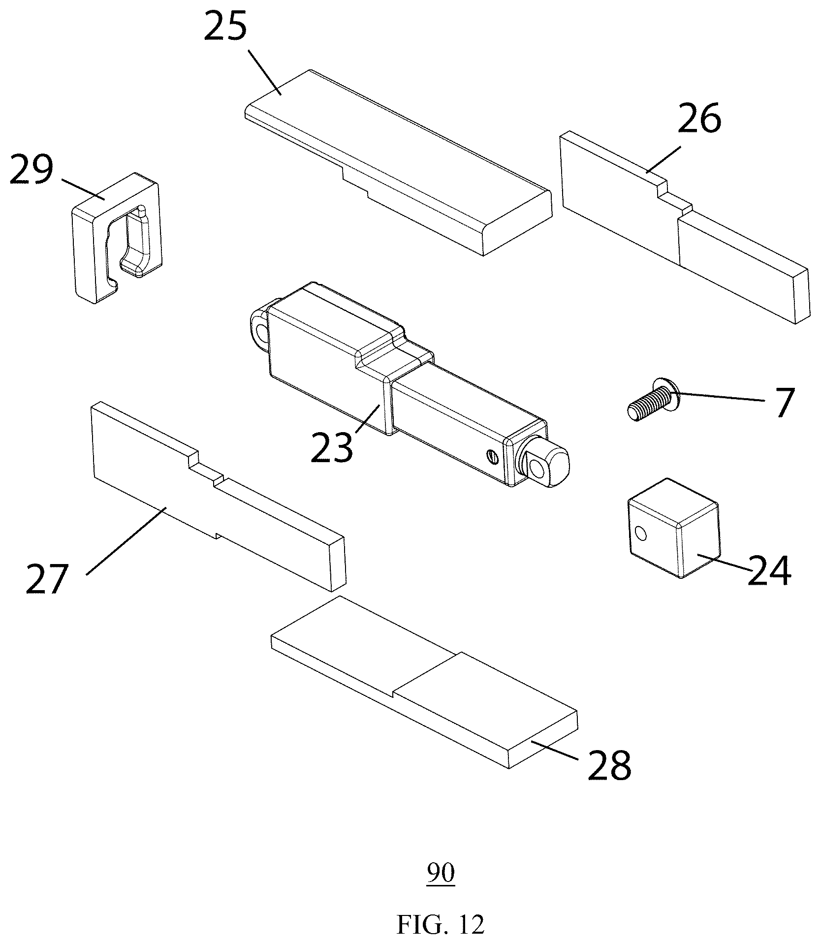Patent US12104411 Figure 12 – Secure vehicle locking
