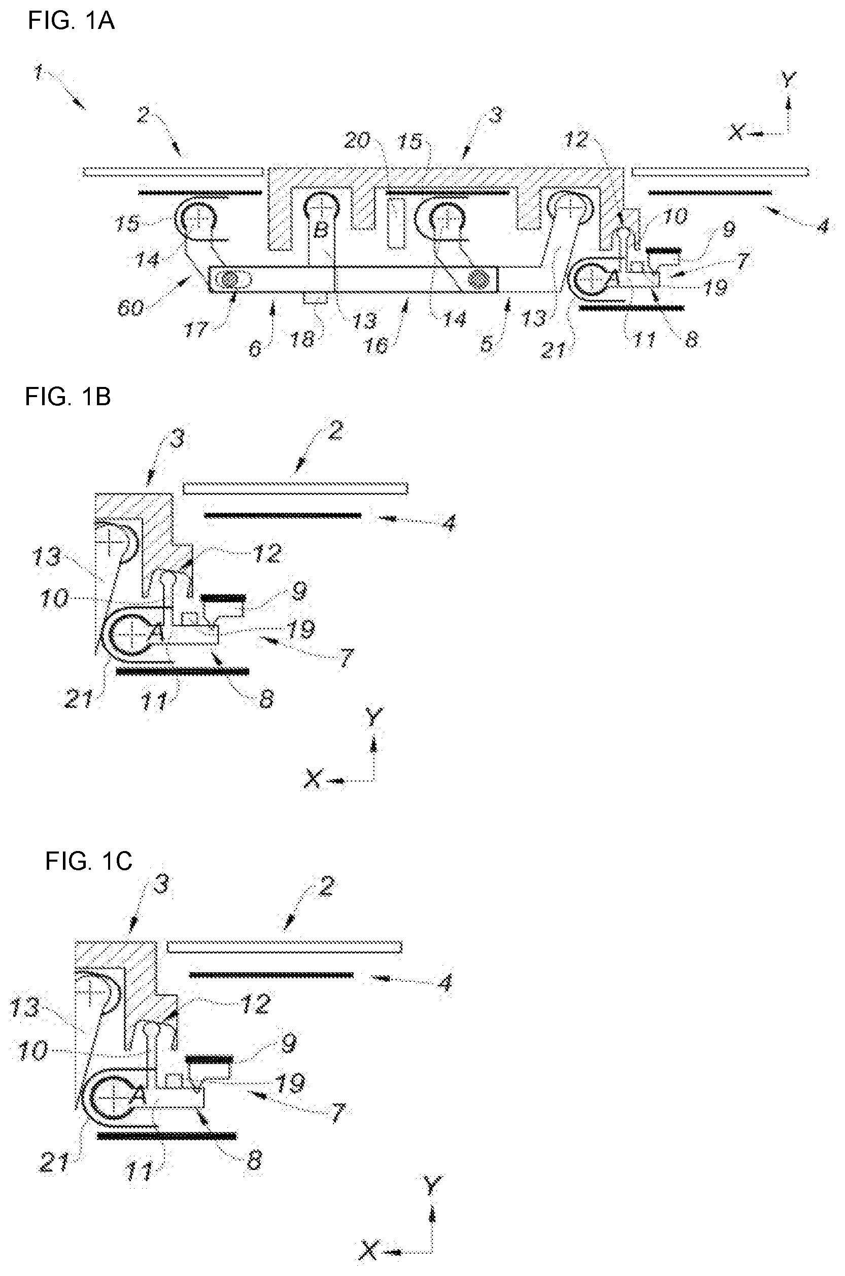 Patent US12104413 Figure 1 – Door leaf handle for a motor vehicle