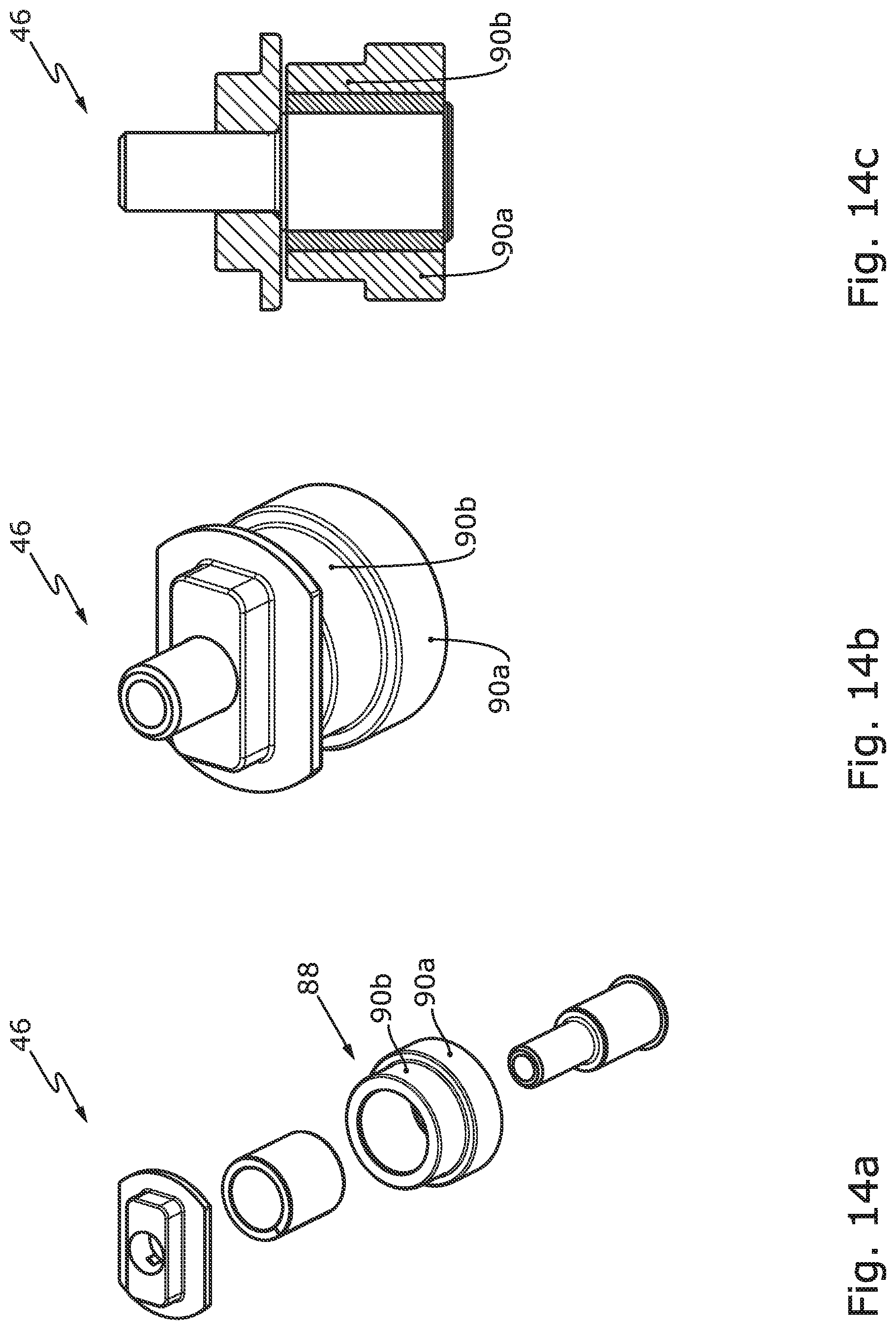 Patent US12104418 Figure 15 – Window or door having a carriage arrangement with roller bearing-guided force dissipation in the displacement direction