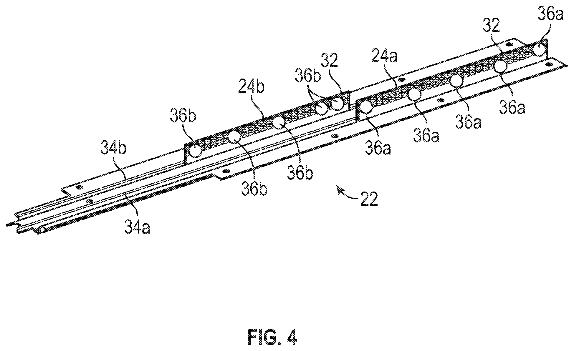 Patent US12104419 Figure 4 – Motion control of telescoping multi-panel door