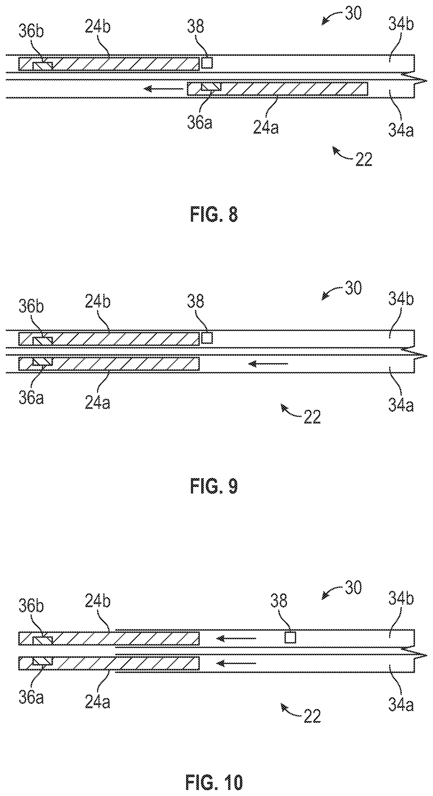 Patent US12104419 Figure 6 – Motion control of telescoping multi-panel door